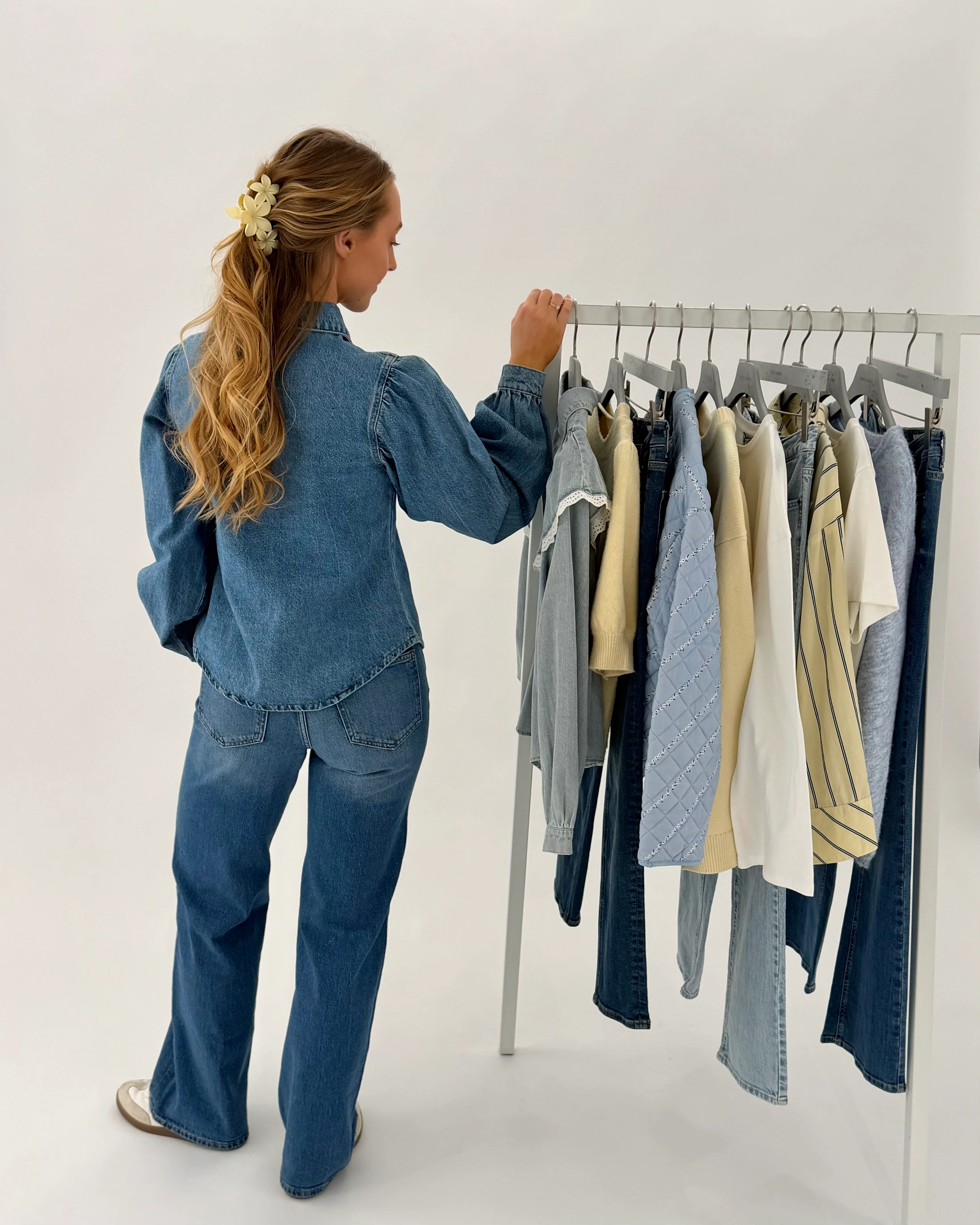 VMTESSA Wide Jeans - Medium Blue Denim - Image 5