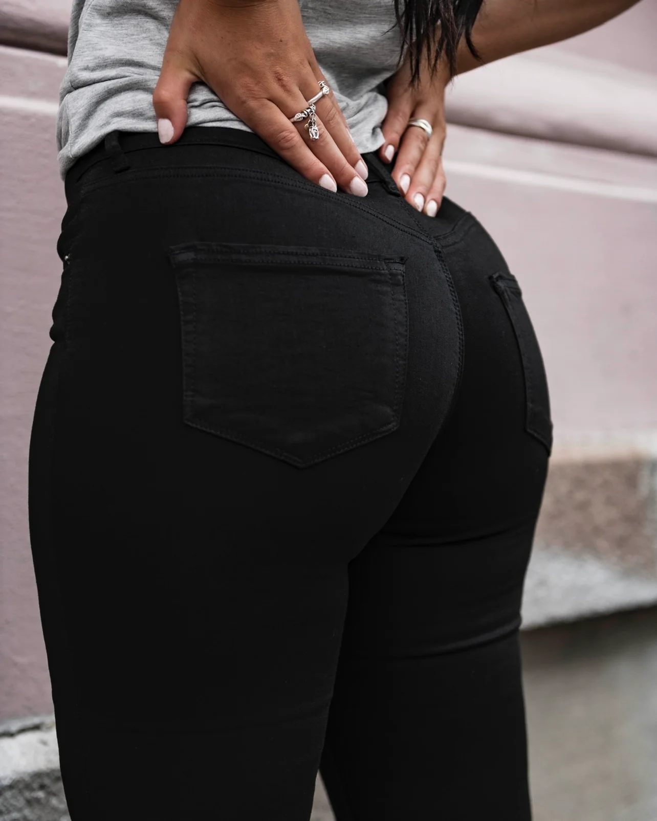 VMLUX Skinny Jeans - Black - Image 4