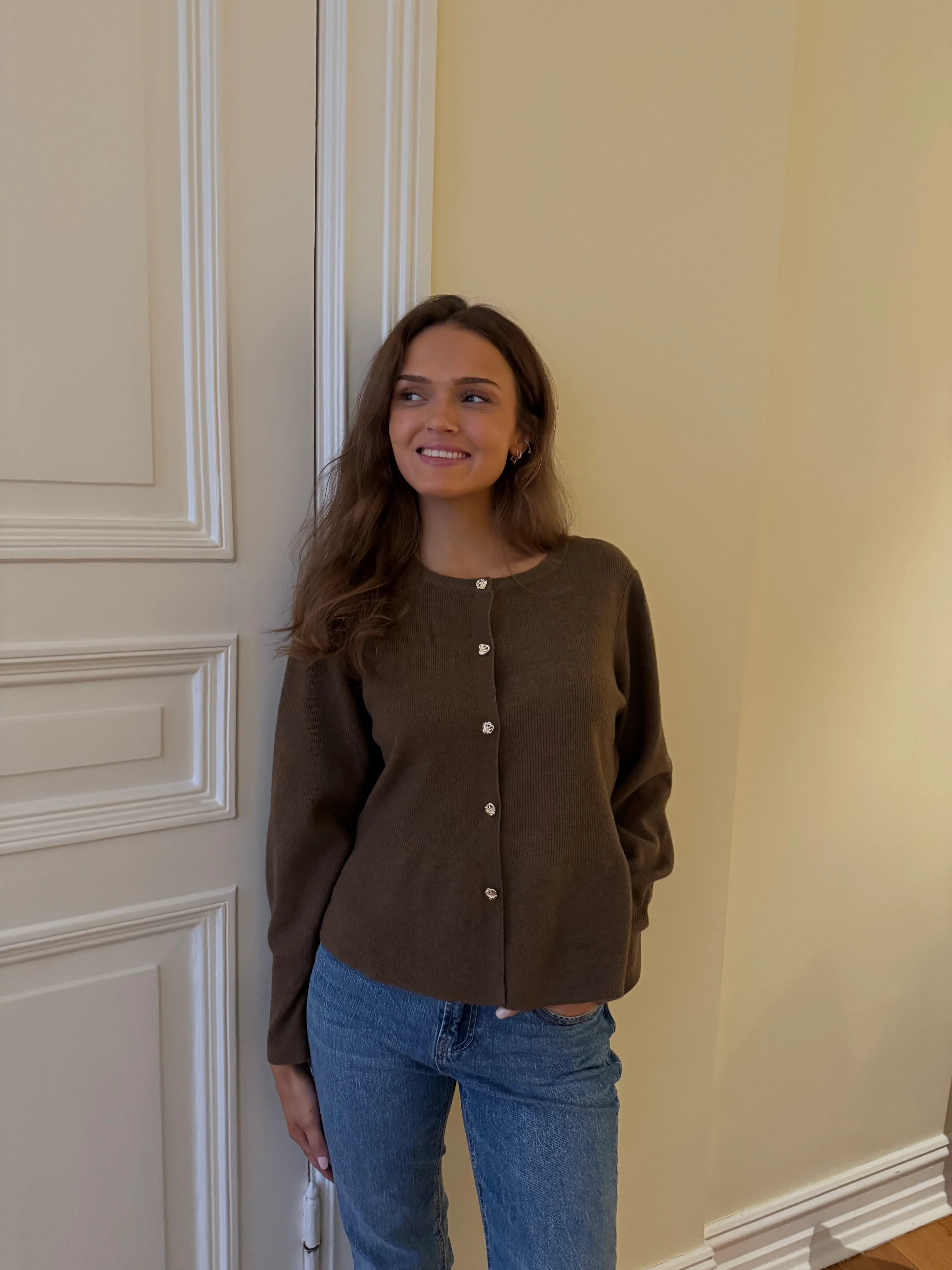 VMLIGHT Knit Cardigan - Carafe - Image 3