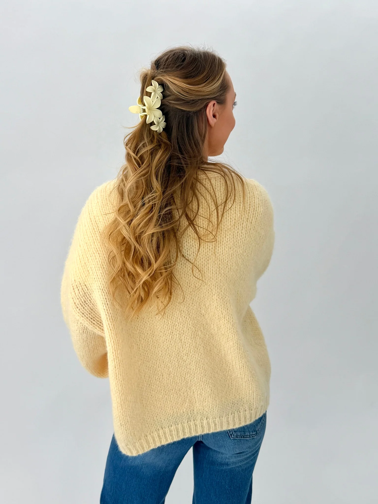 VMMAYBE Knit Cardigan - Flan - Image 3