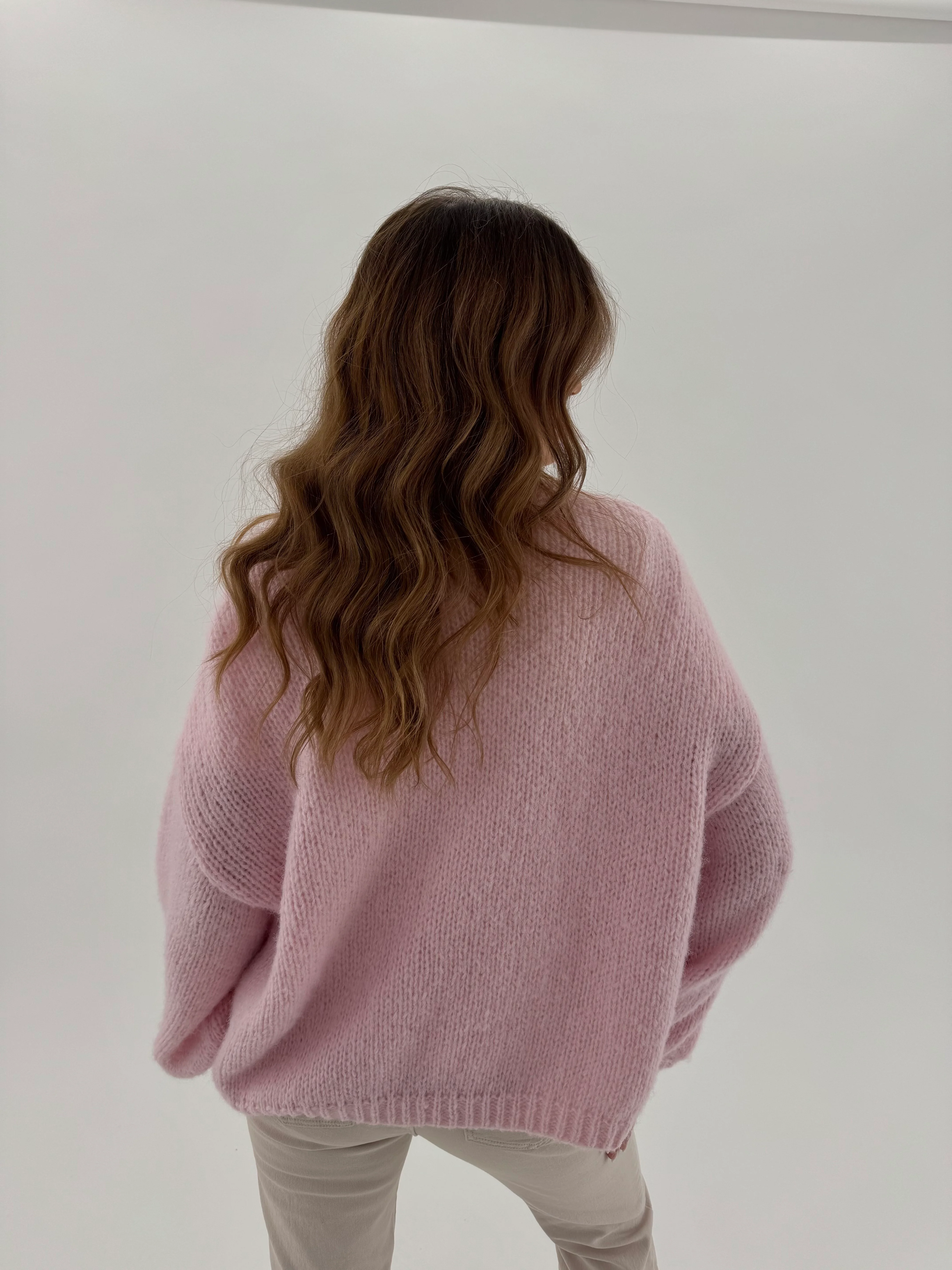 VMMAYBE Knit Cardigan - Parfait Pink - Image 4