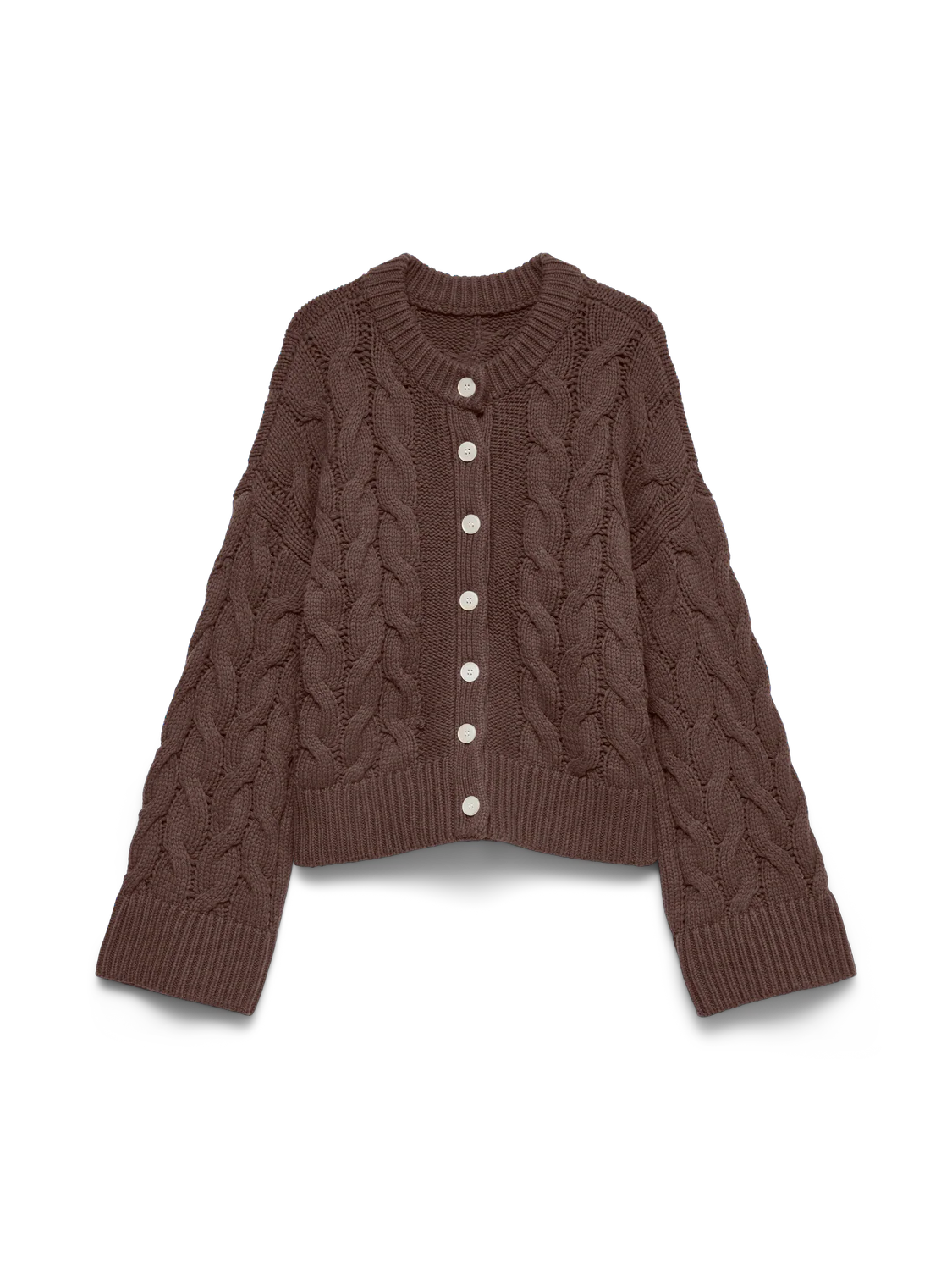 VMSVEA Thea Cardigan - Chocolate Martini - Image 5