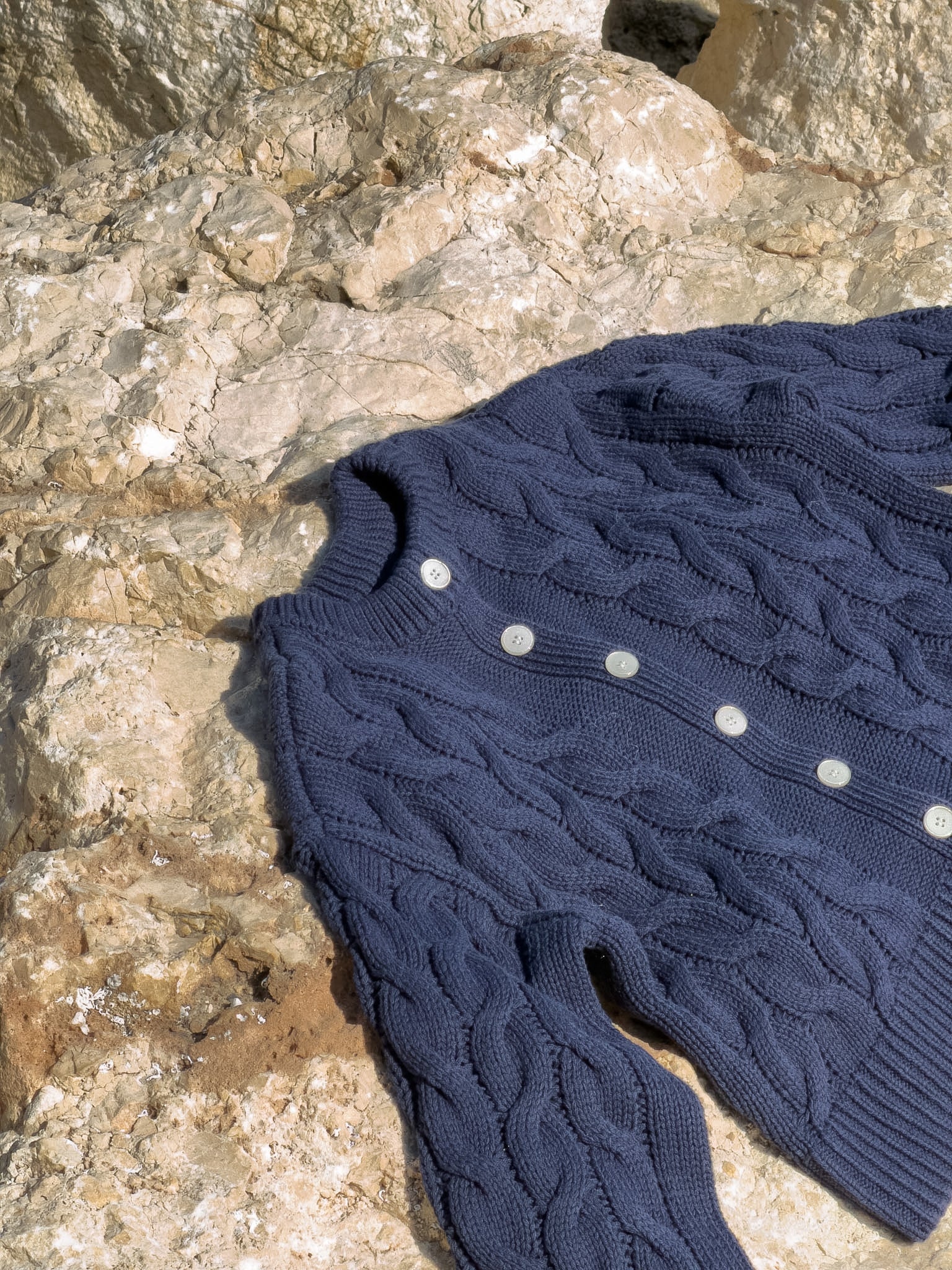 VMSVEA Knit Cardigan - Navy Blazer - Image 7