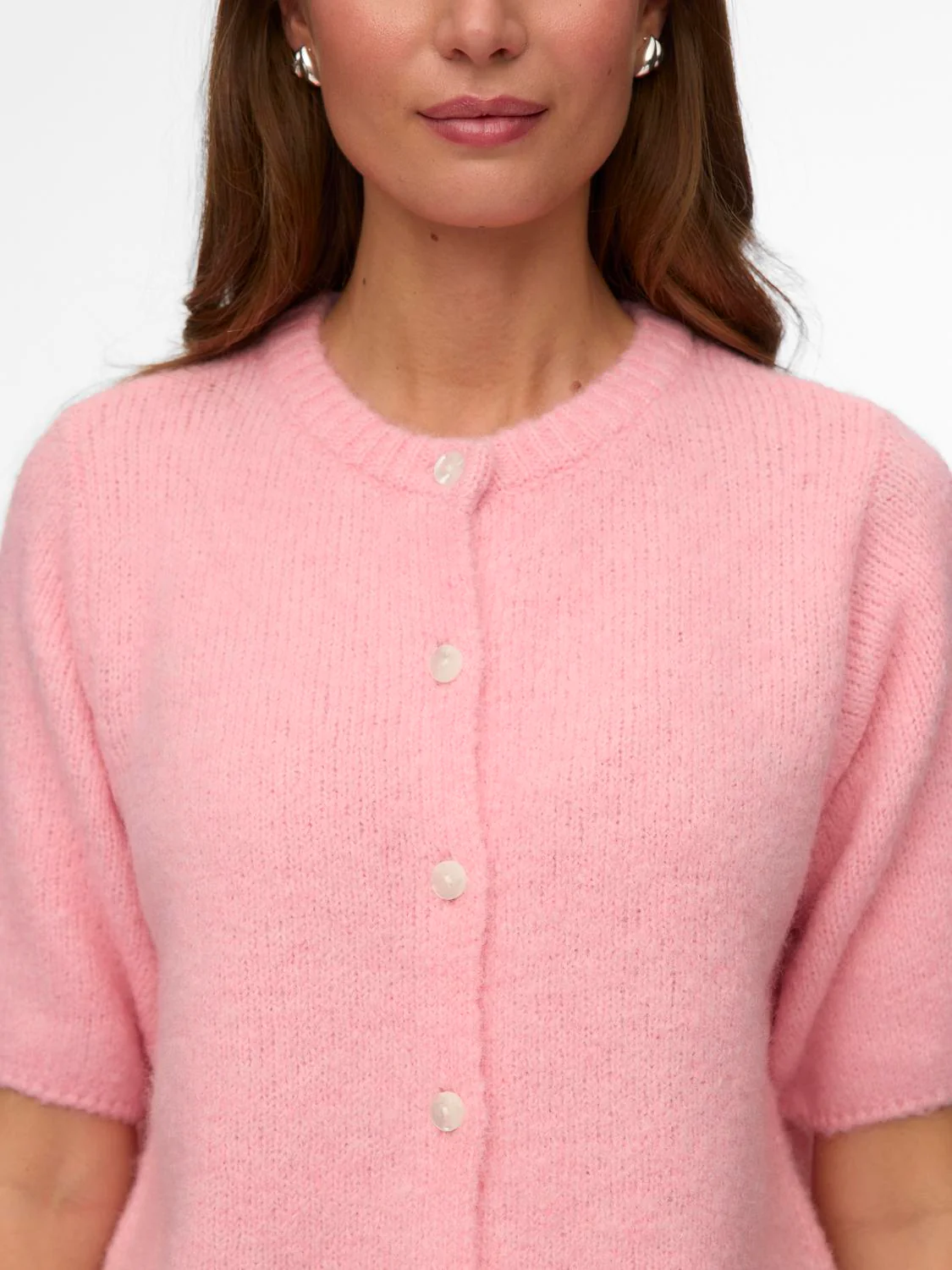 VMKARA Knit Cardigan - Pink Dogwood - Image 4