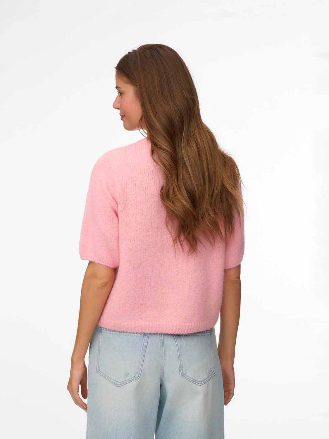 VMKARA Knit Cardigan - Pink Dogwood - Image 5