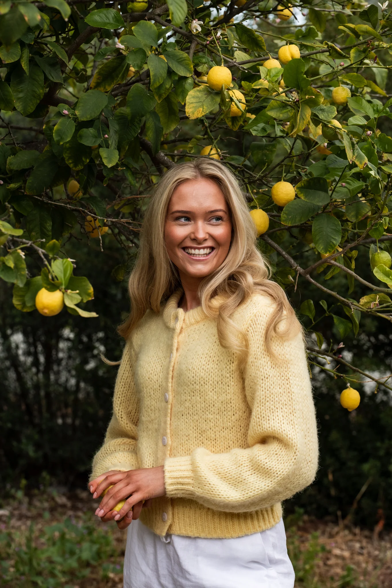VMWILO Knit Cardigan - Pale Banana - Image 3