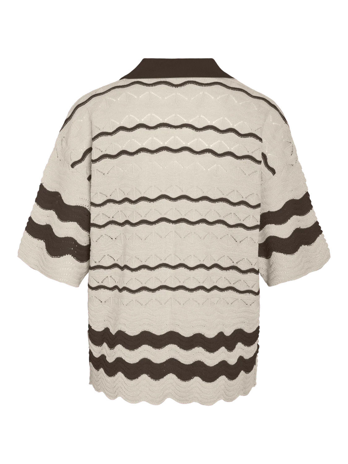 NMSADIE Knit Polo-Shirt - Birch - Image 6