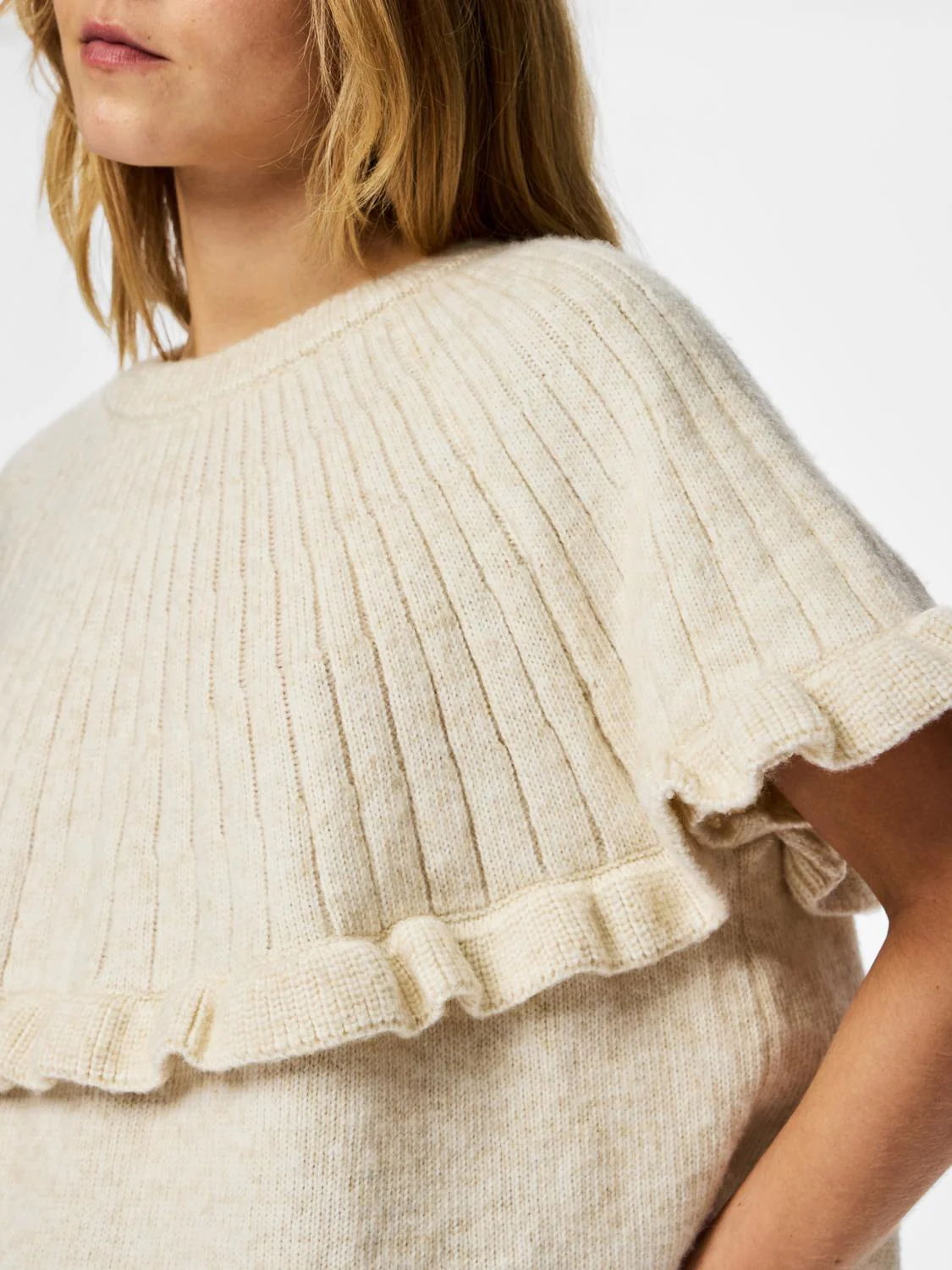 PCBEI Knit Top - Egret - Image 6