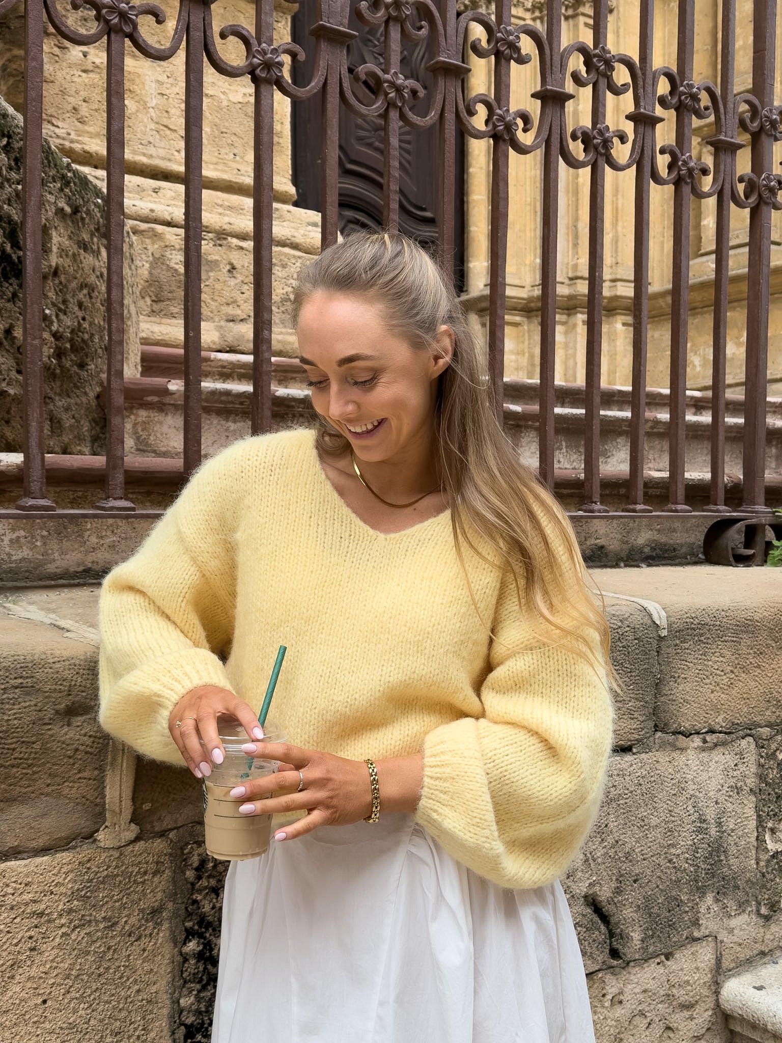 VMMAYBE Pullover - Pale Banana - Image 3