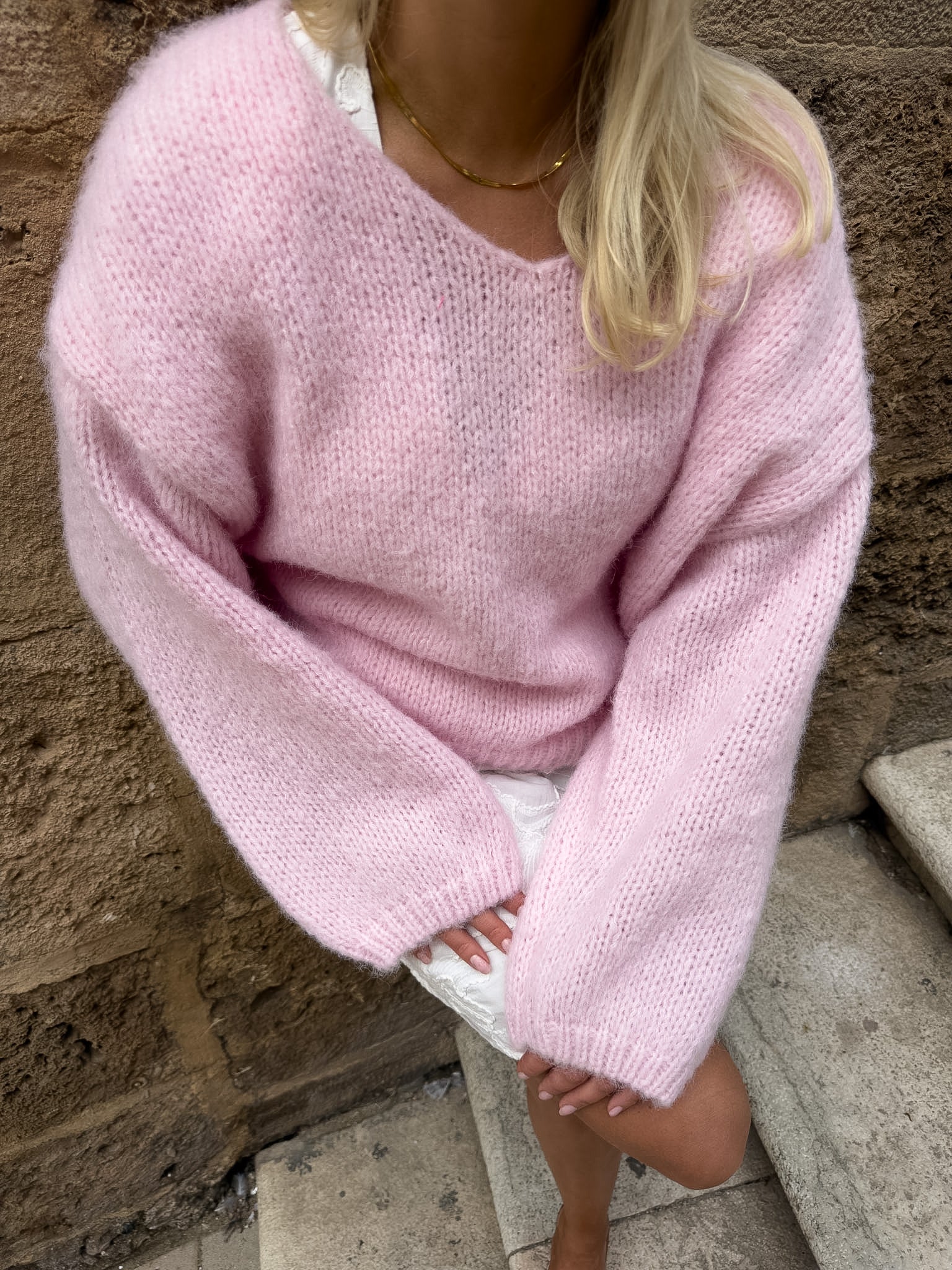 VMMAYBE Pullover - Parfait Pink - Image 4