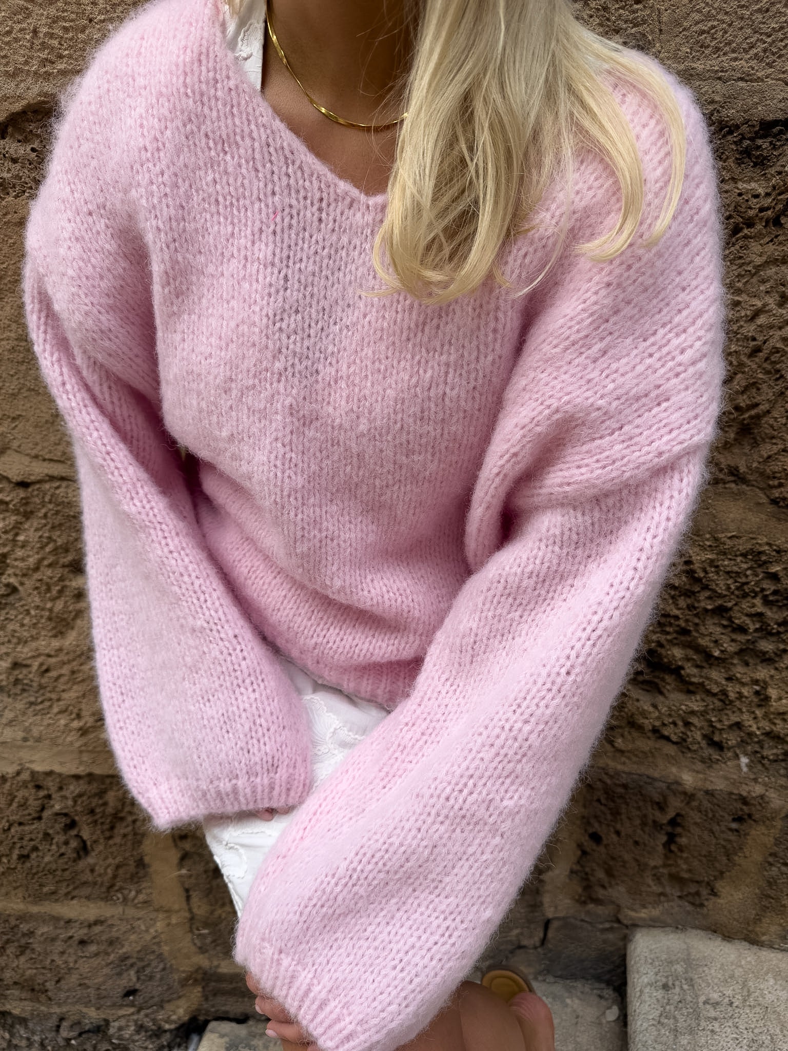 VMMAYBE Pullover - Parfait Pink - Image 6