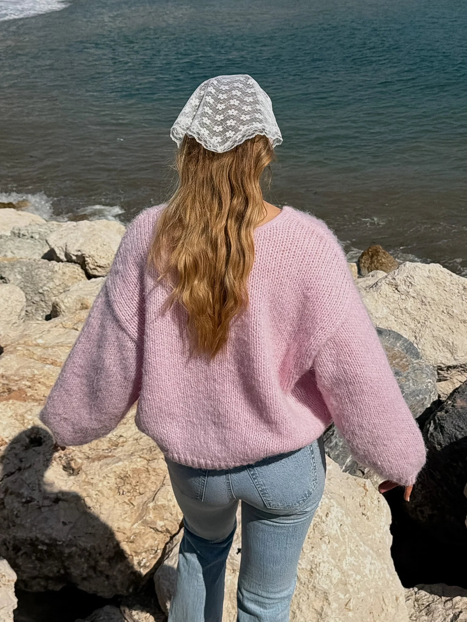 VMMAYBE Pullover - Parfait Pink - Image 9