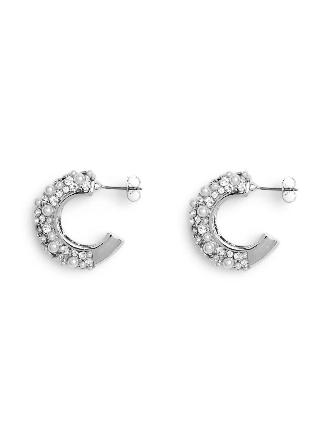 PCJENNE Earrings - Silver Colour