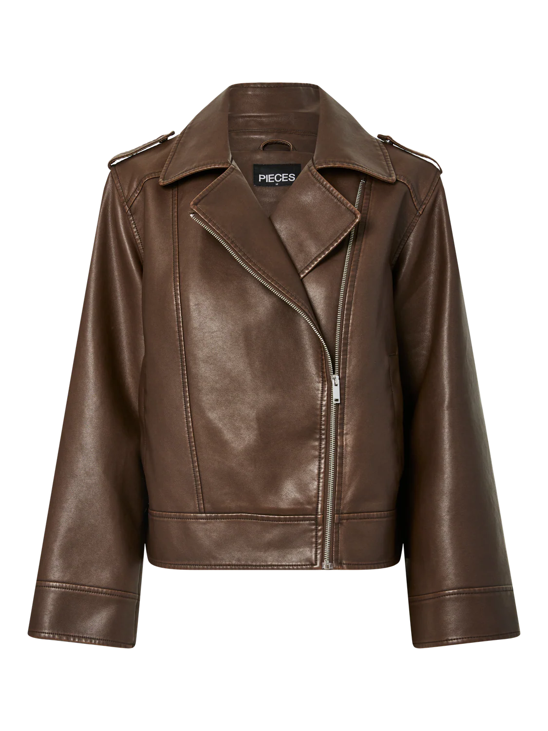 PCJOSIE Biker Jacket - Hot Fudge - Image 4