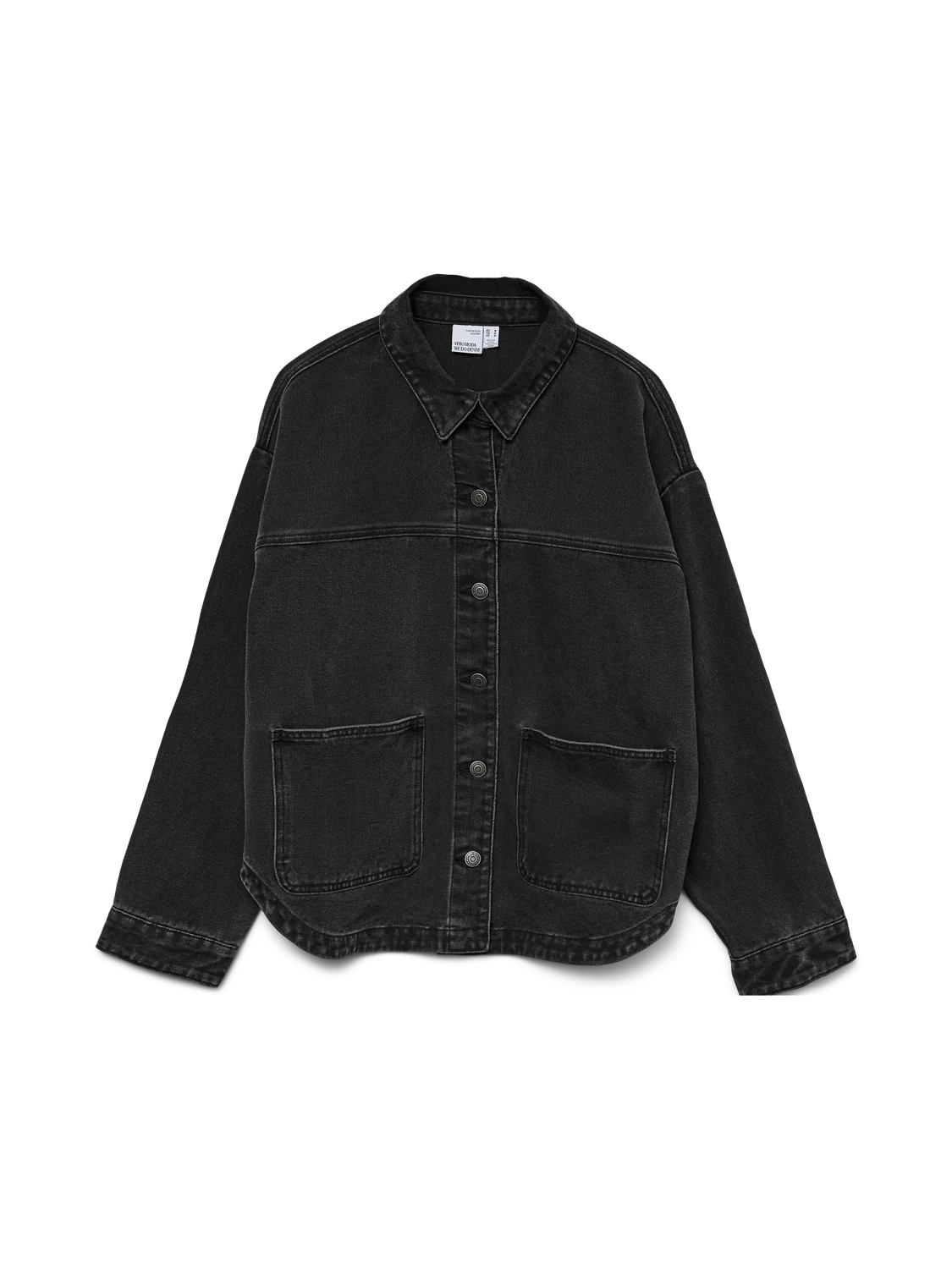 VMJAMIE Denim Jacket - Black Denim - Image 5