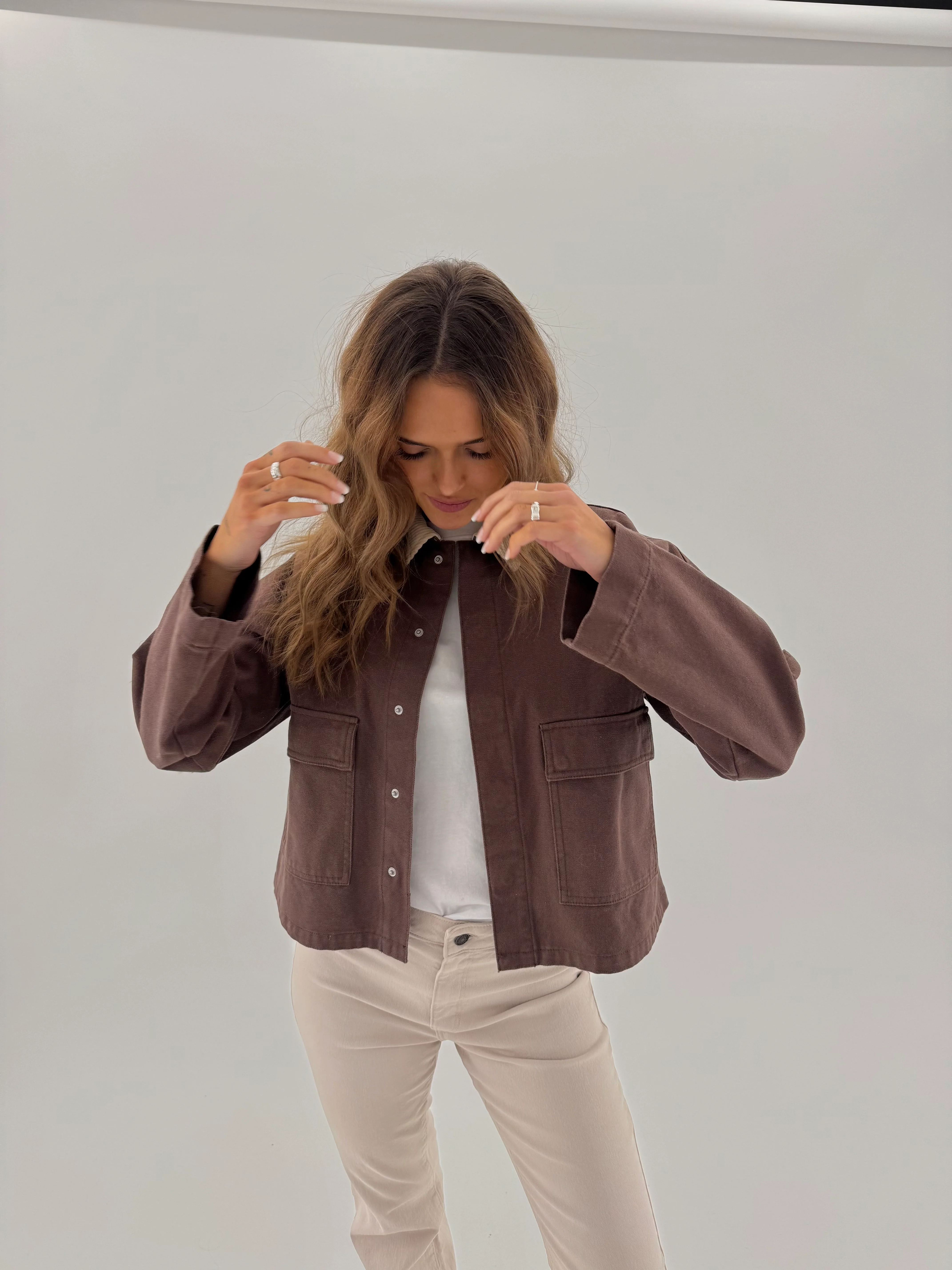 PCBETT Denim Jacket - Coffee Quartz - Image 9