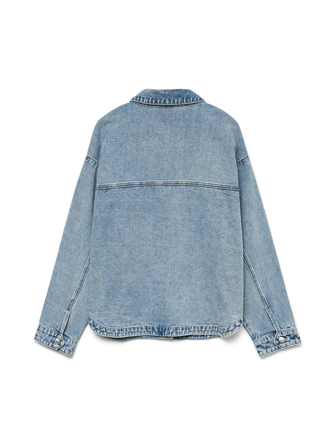 VMJAMIE Denim Jacket - Light Blue Denim - Image 4