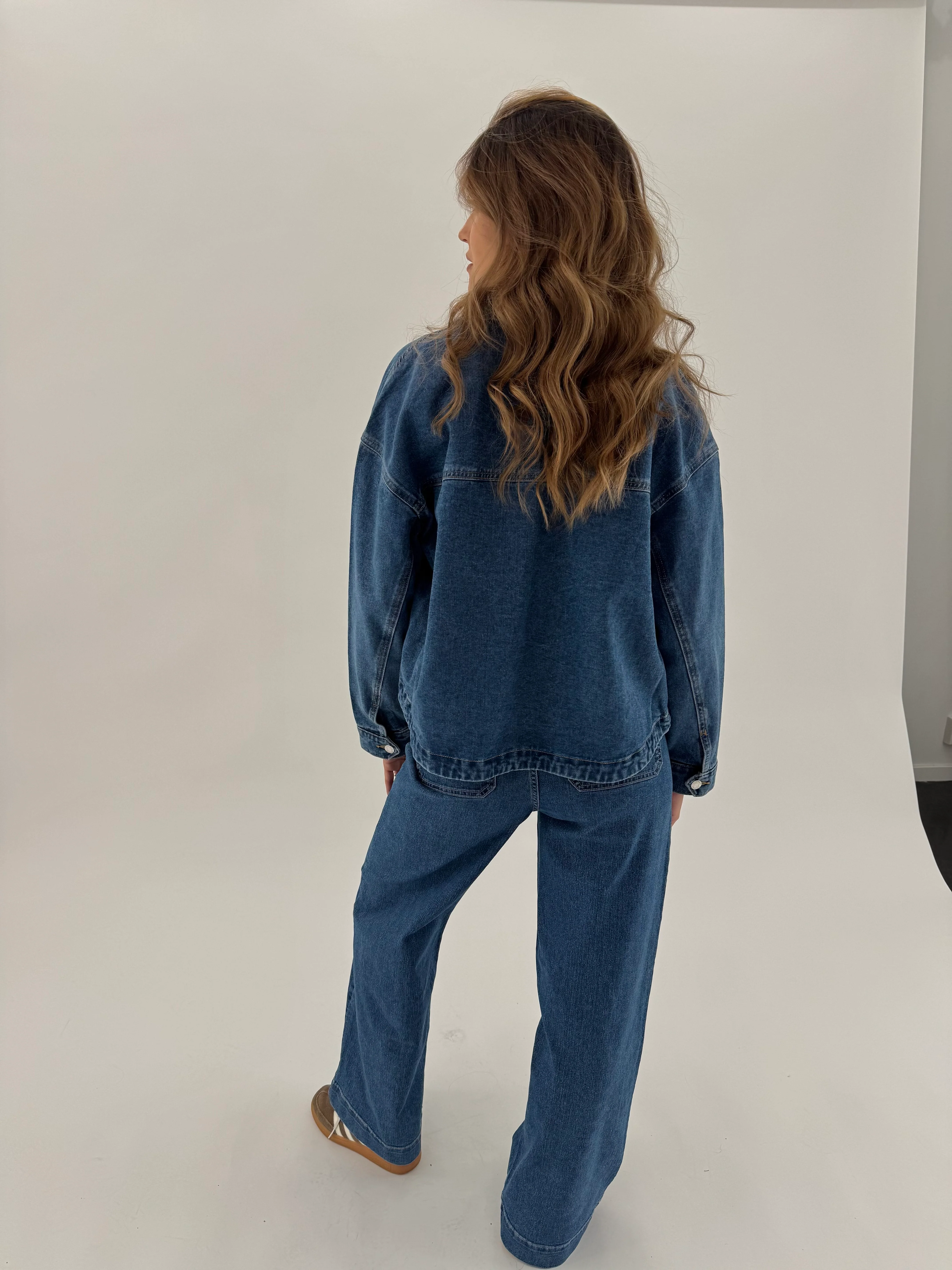VMJAMIE Denim Jacket - Medium Blue Denim - Image 8