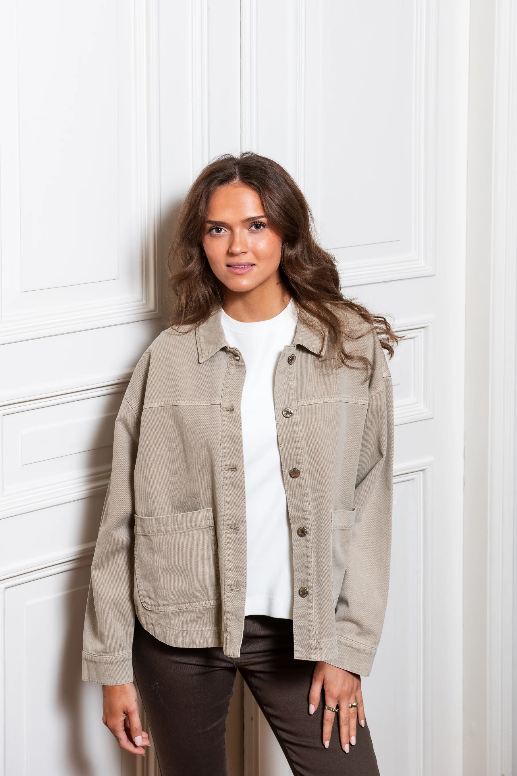 VMJAMIE Denim Jacket - Silver Mink - Image 10