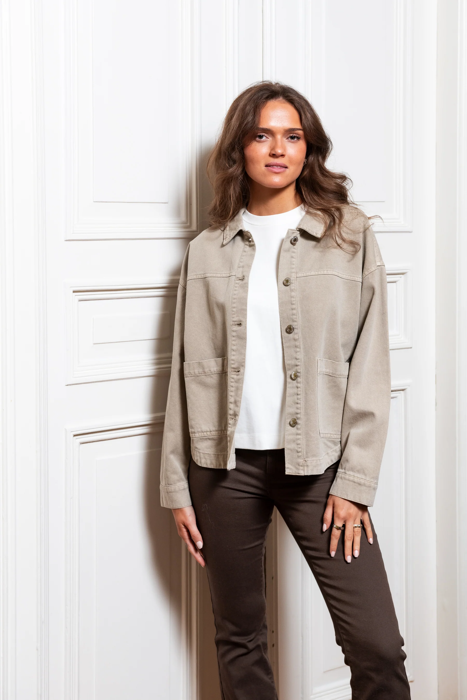 VMJAMIE Denim Jacket - Silver Mink - Image 9