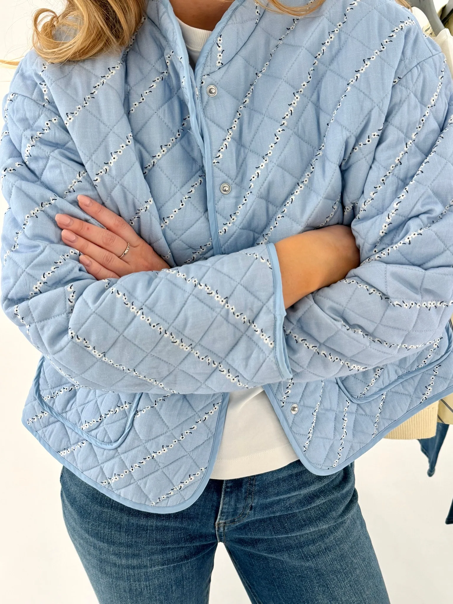PCRIKKE Jacket - Cashmere Blue - Image 3