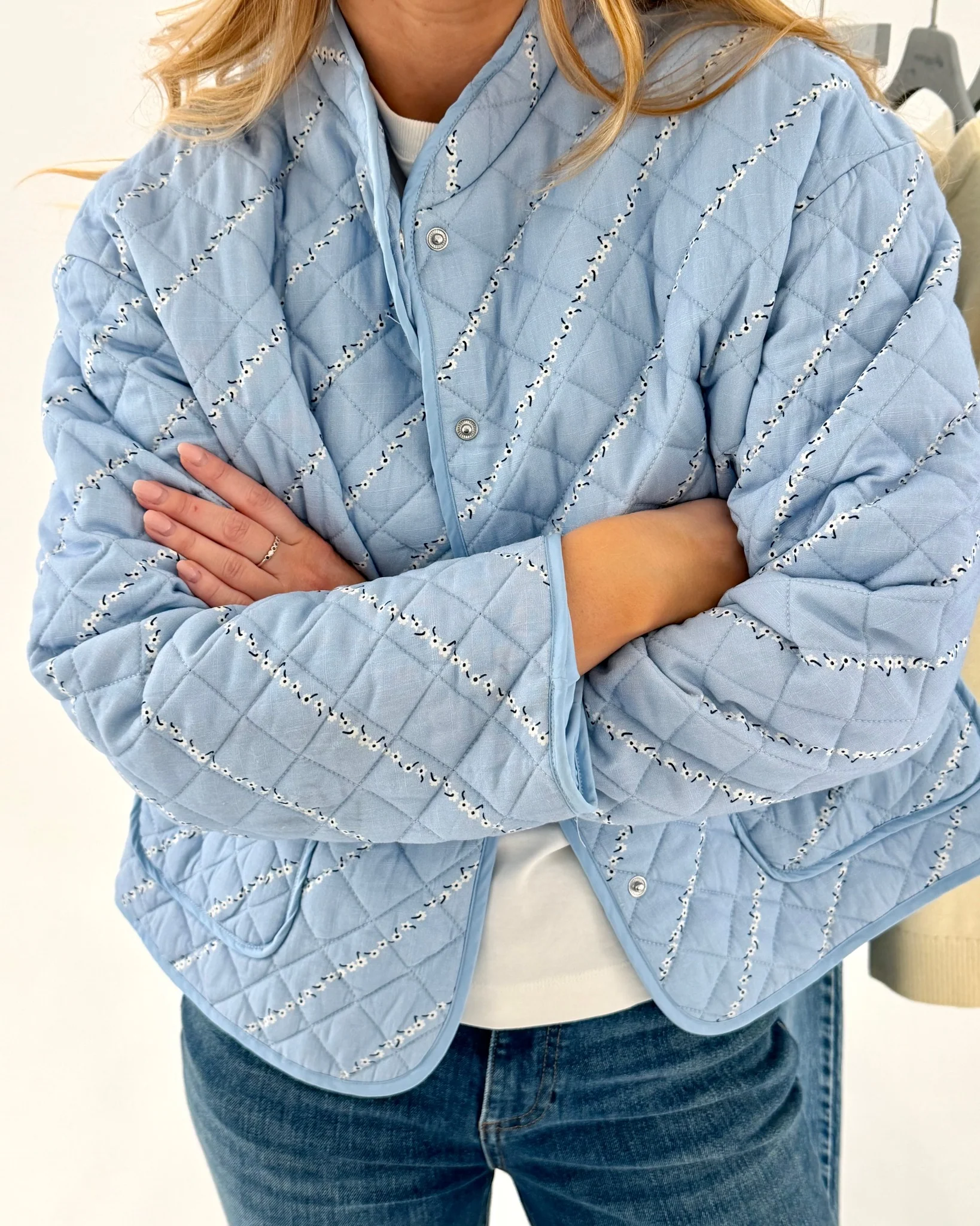 PCRIKKE Jacket - Cashmere Blue - Image 4