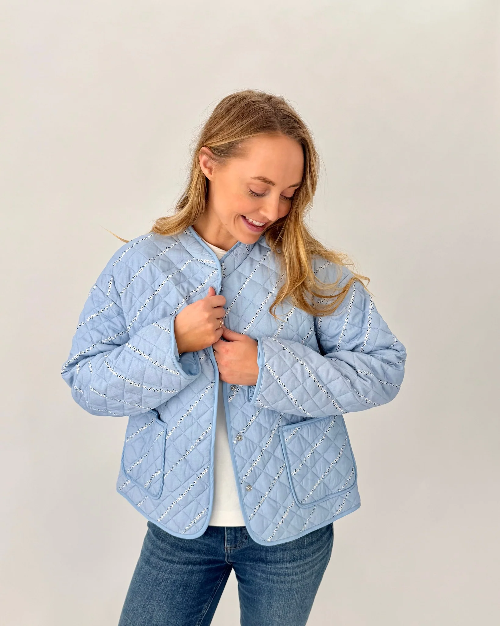 PCRIKKE Jacket - Cashmere Blue - Image 5