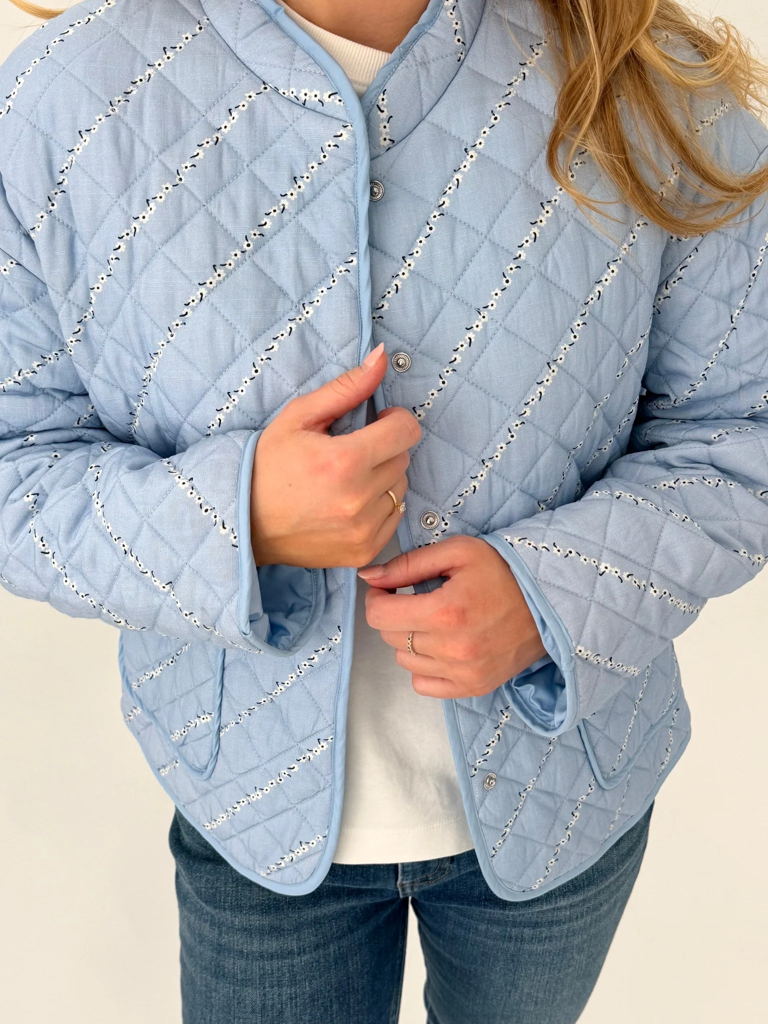 PCRIKKE Jacket - Cashmere Blue - Image 6