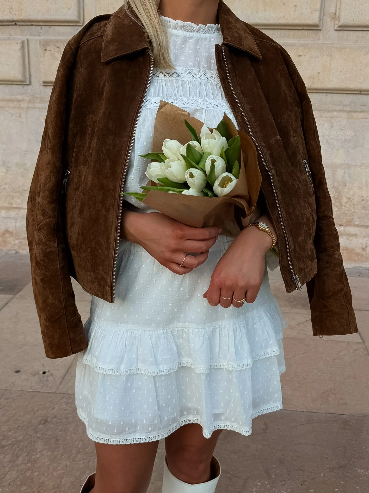 VMJANICEJADE Jacket - Cognac - Image 3