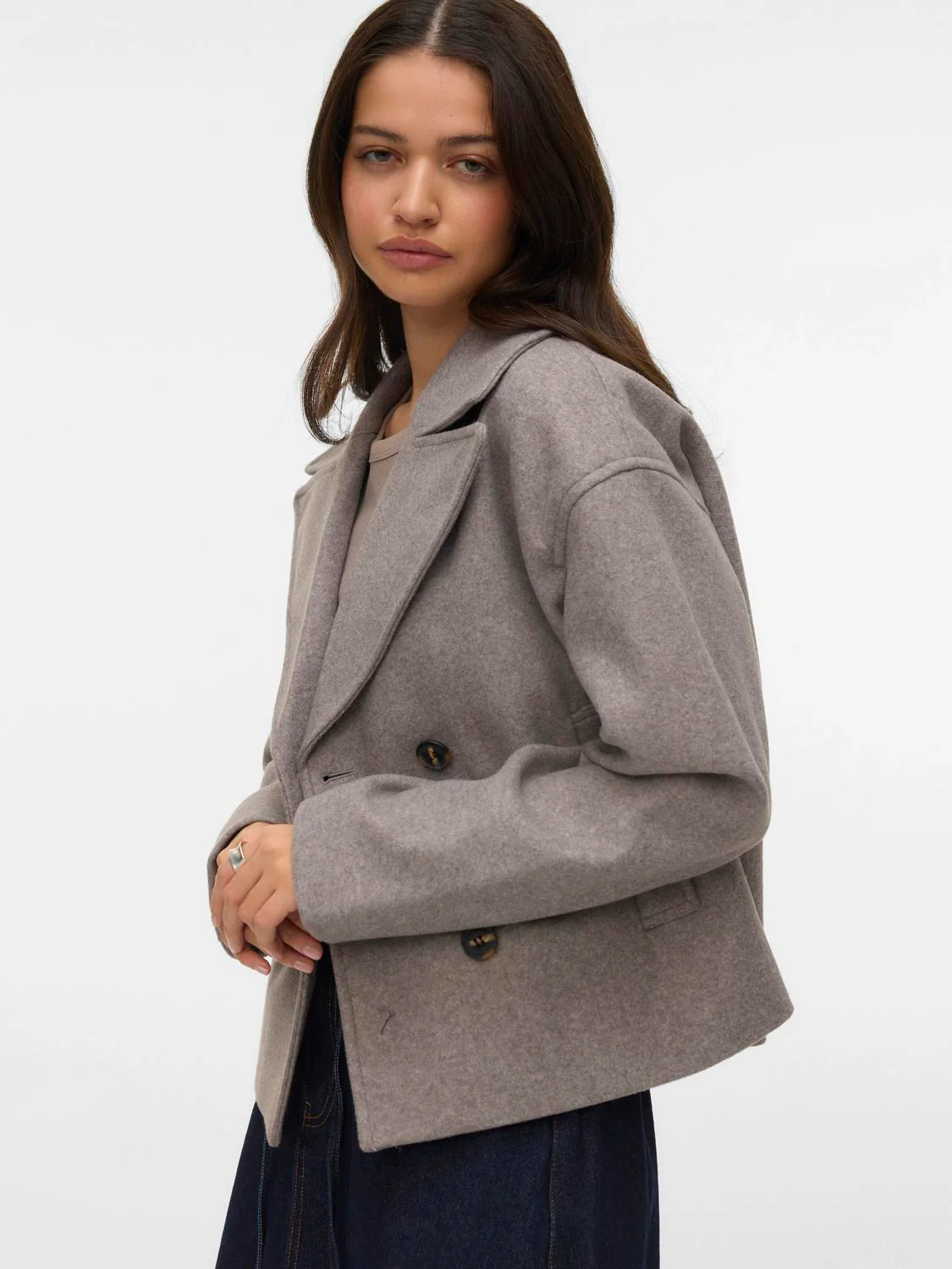 VMVINCELINE Jacket - Driftwood - Image 5