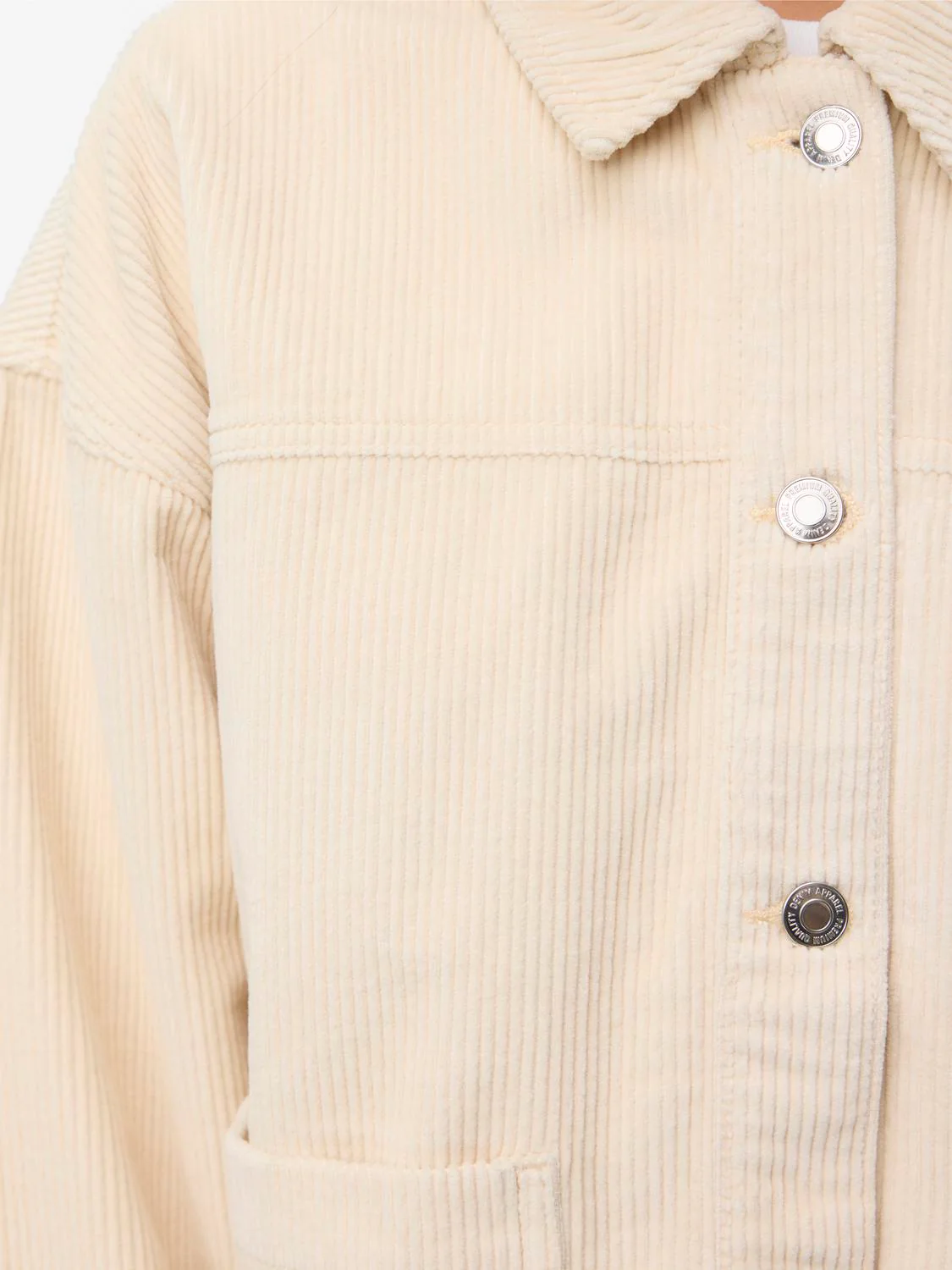 VMJAMIE Cord Jacket - Oatmeal - Image 4