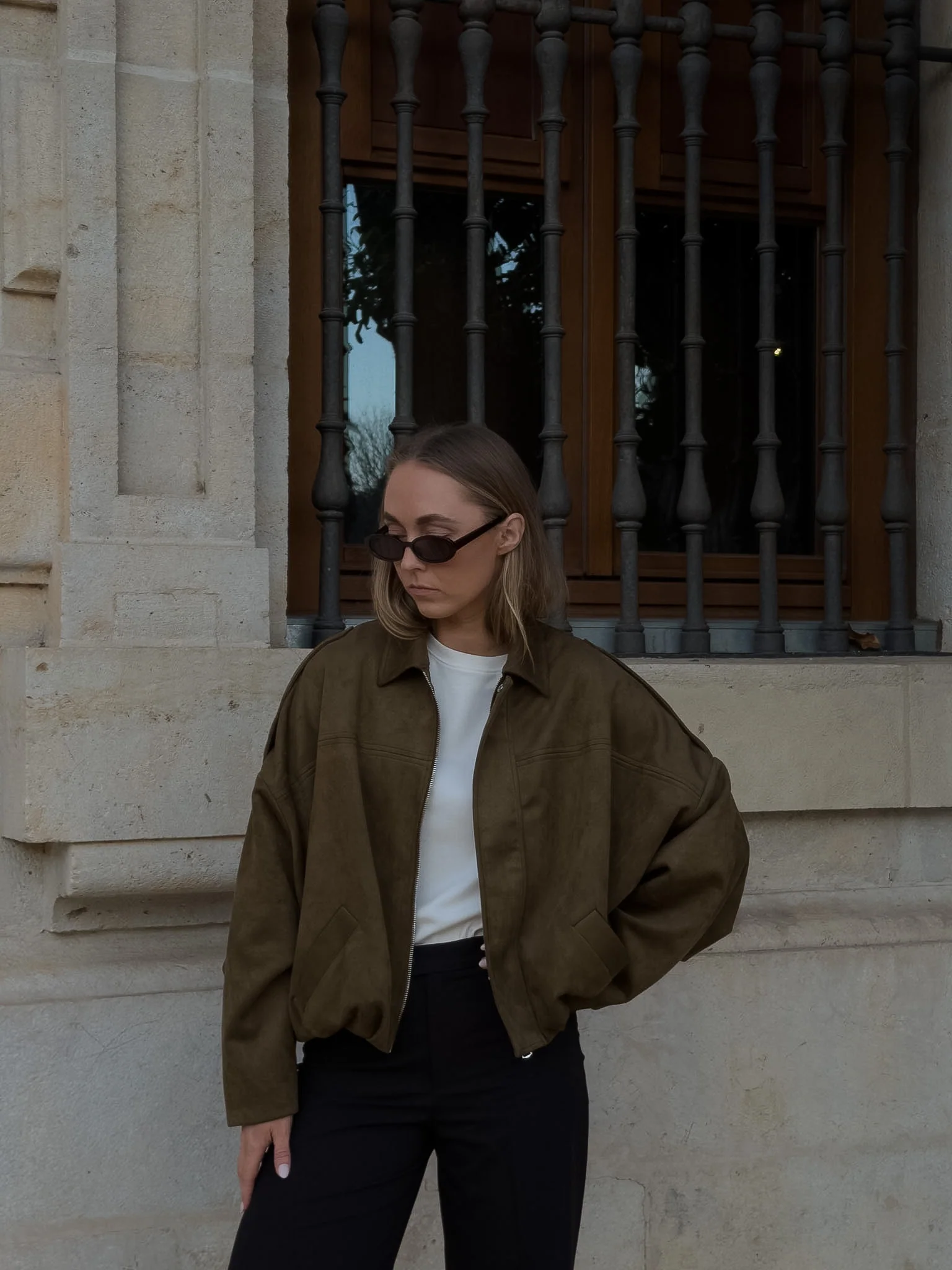 VMHAZEL Bomber - Military Olive - Image 3