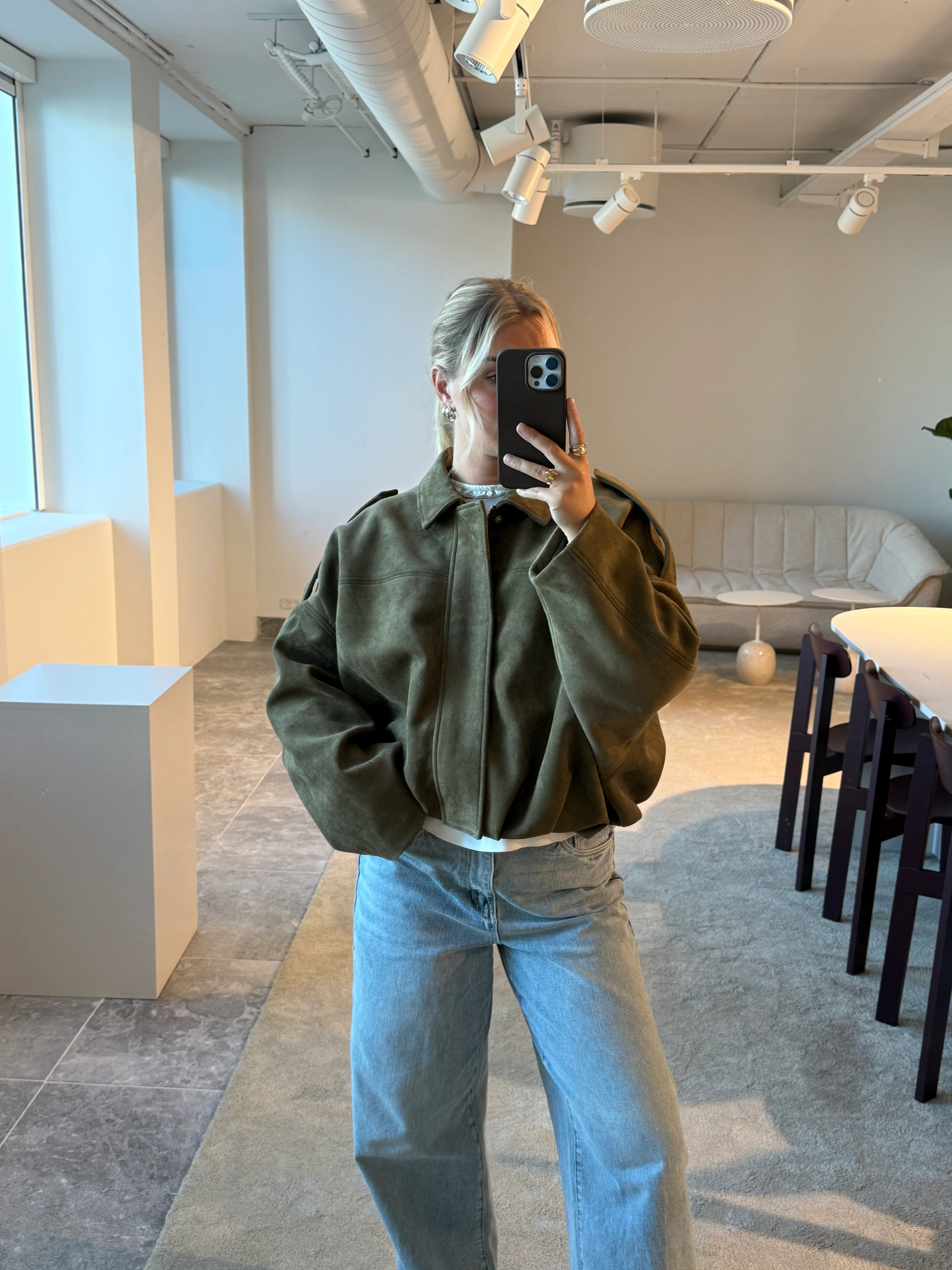 VMHAZEL Bomber - Military Olive - Image 4