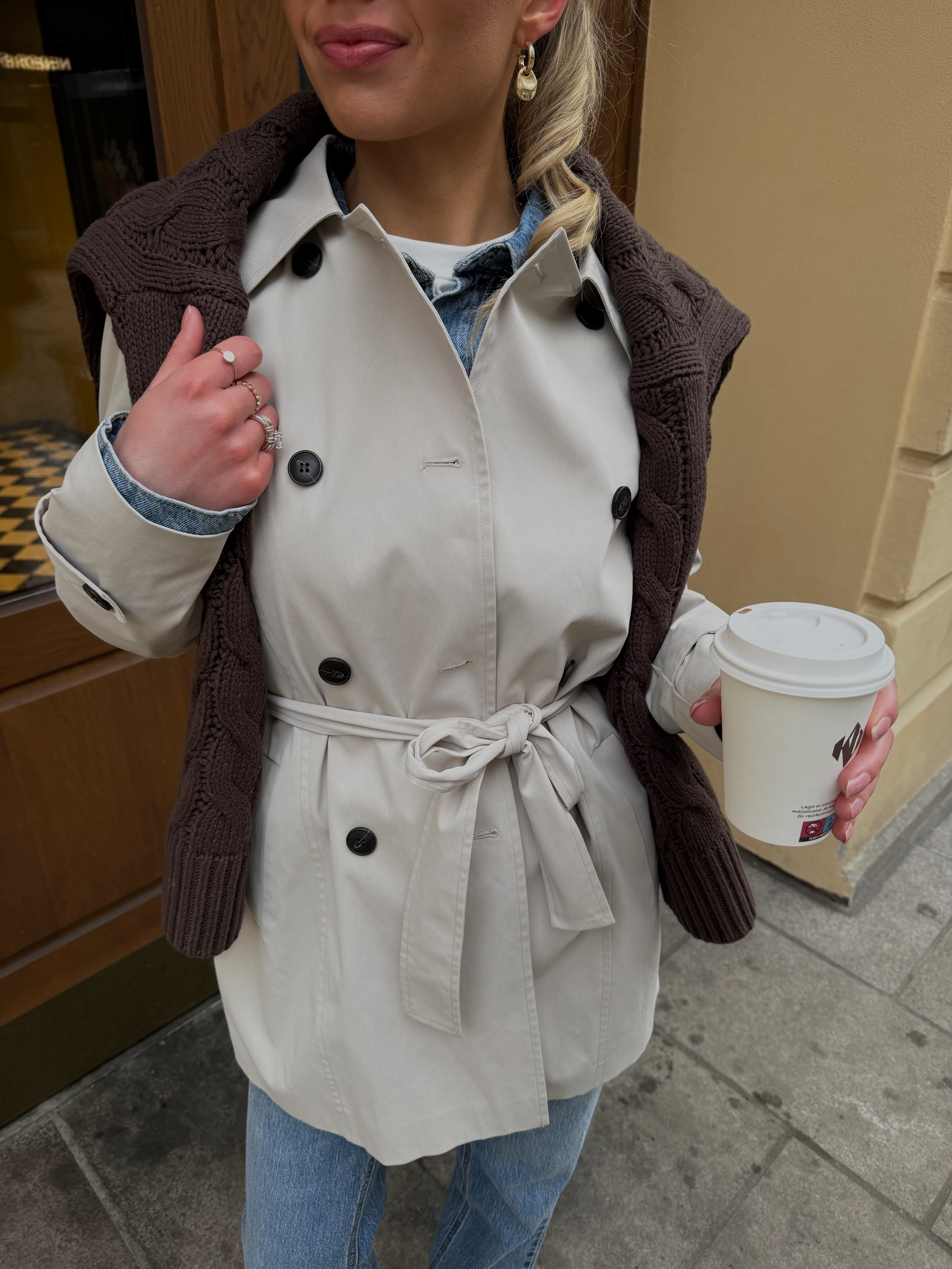 VMCHELSEA Trenchcoat - Oatmeal - Image 4