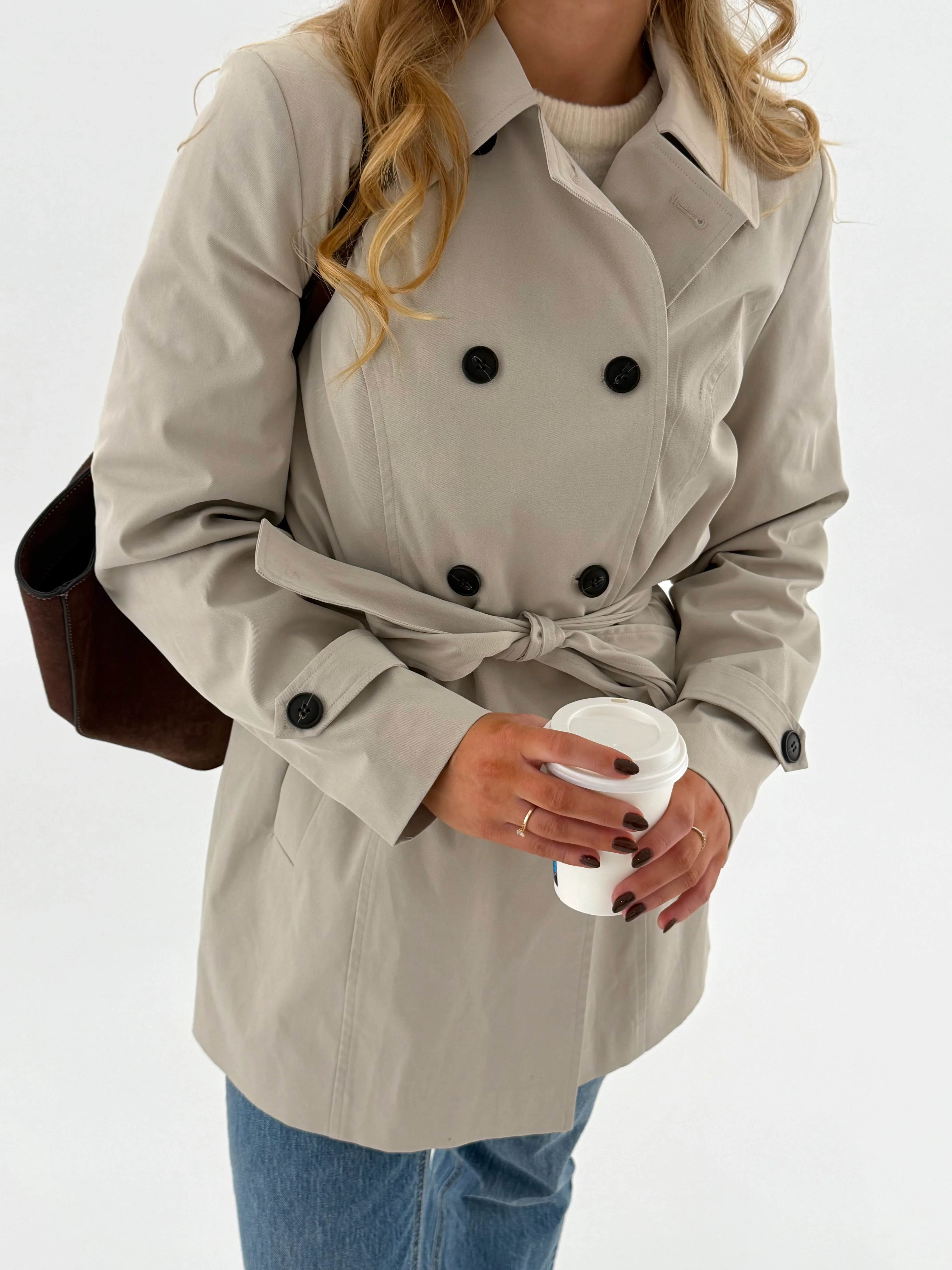 VMCHELSEA Trenchcoat - Oatmeal - Image 7