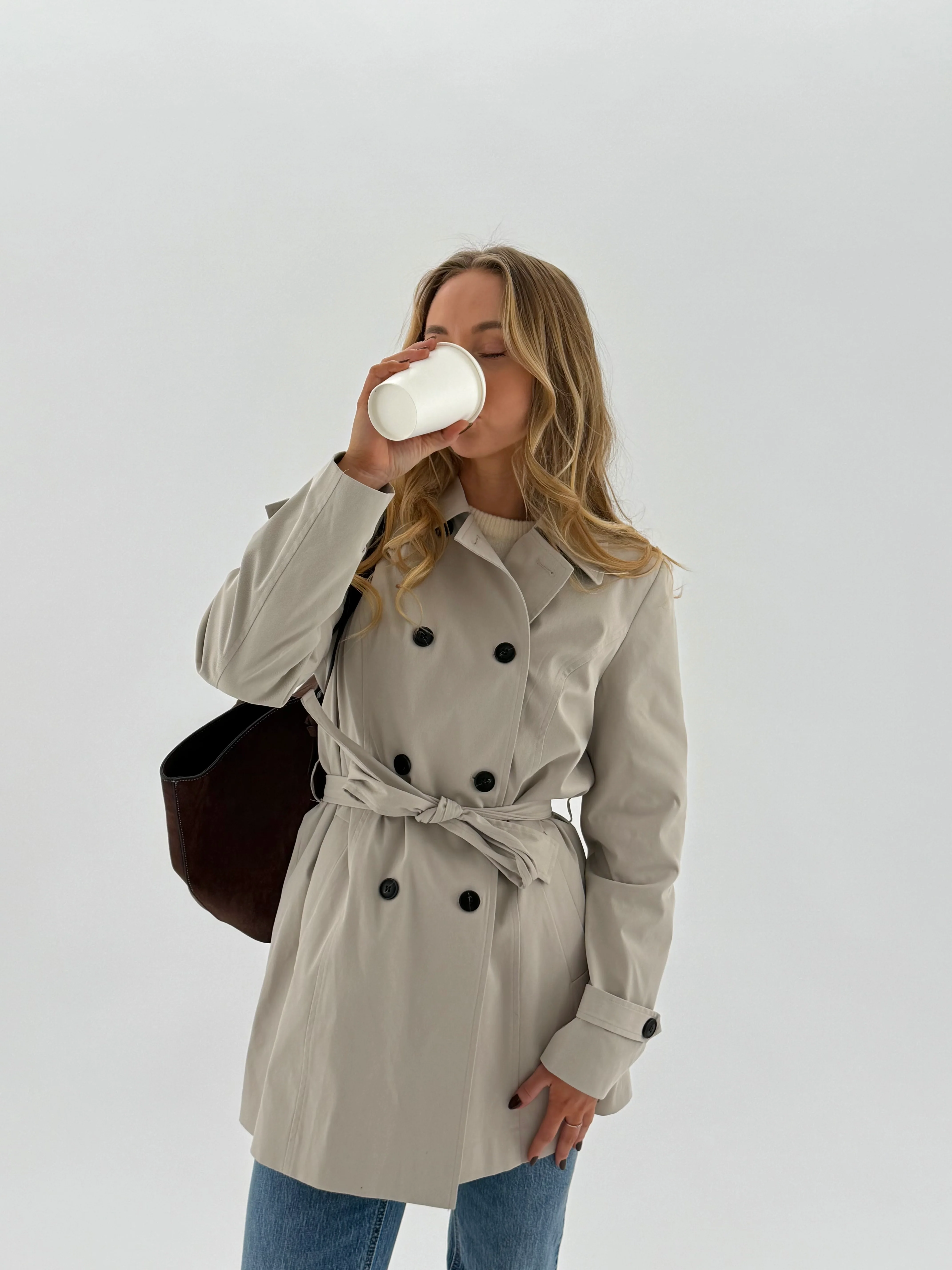 VMCHELSEA Trenchcoat - Oatmeal - Image 9