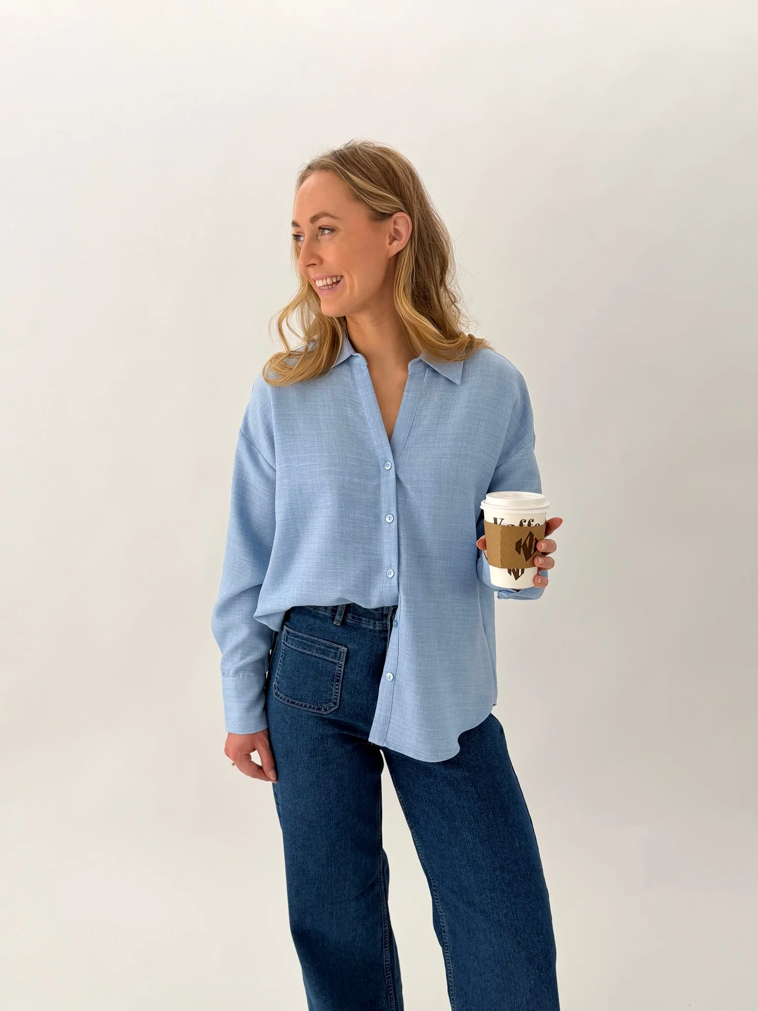 VMMELANEY Shirts - Chambray Blue - Image 4