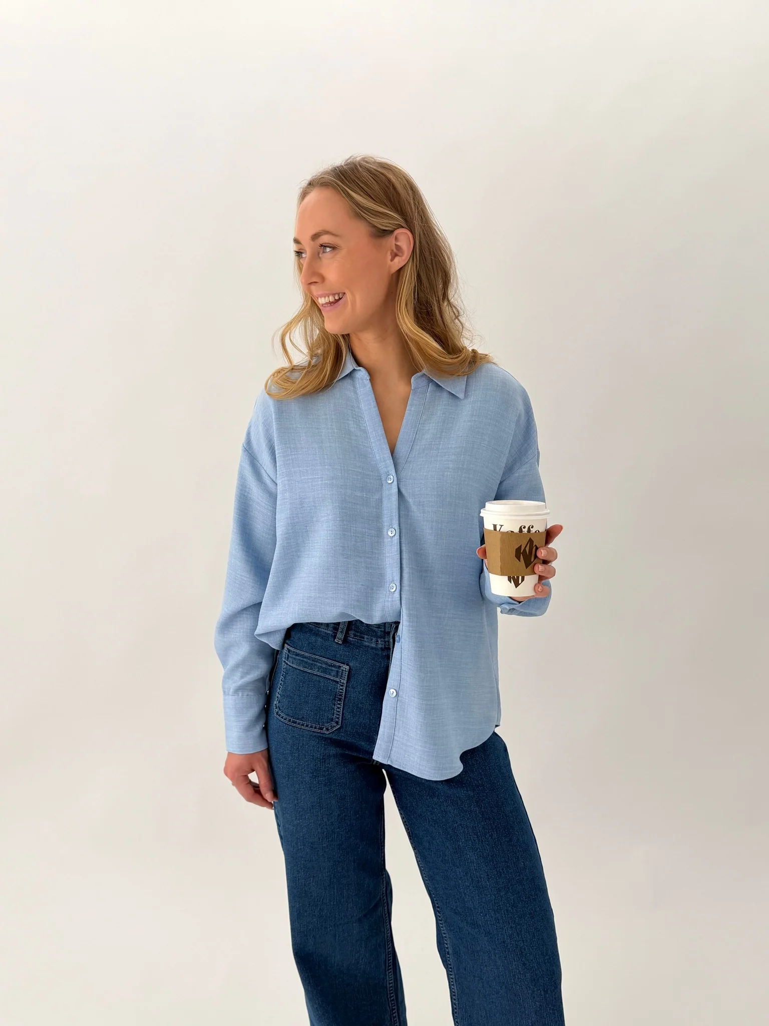 VMMELANEY Shirts - Chambray Blue - Image 5