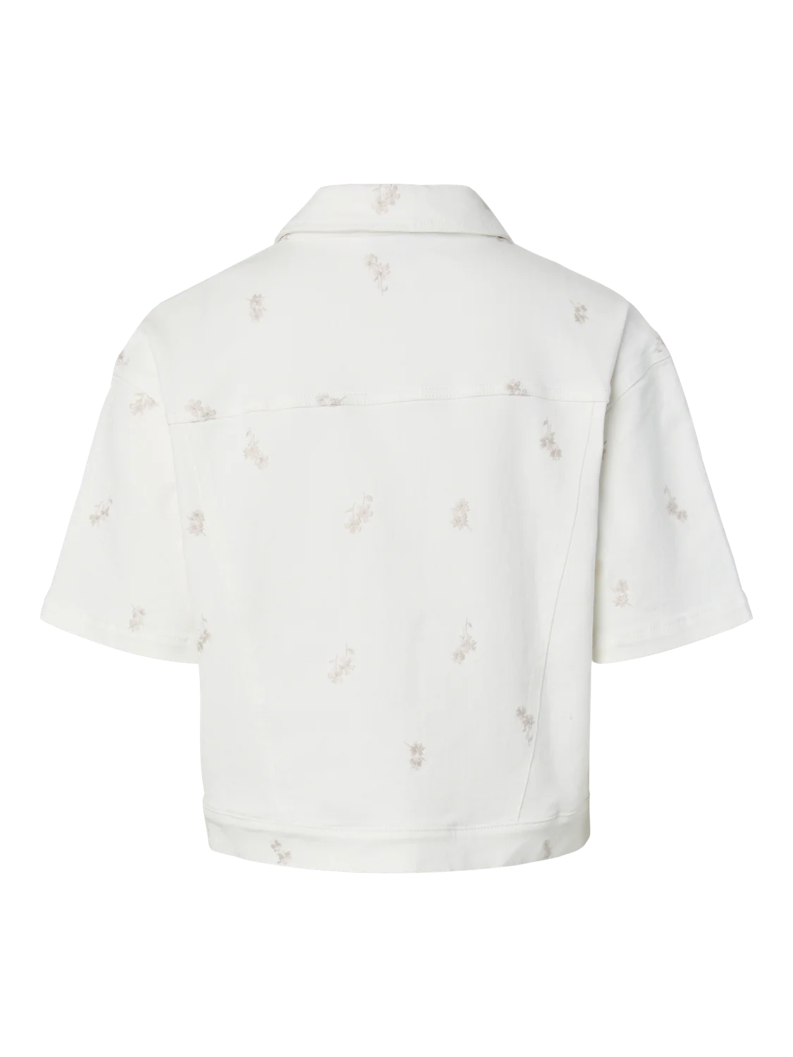 PCVIOLET Denim Shirt - Cloud Dancer - Image 5