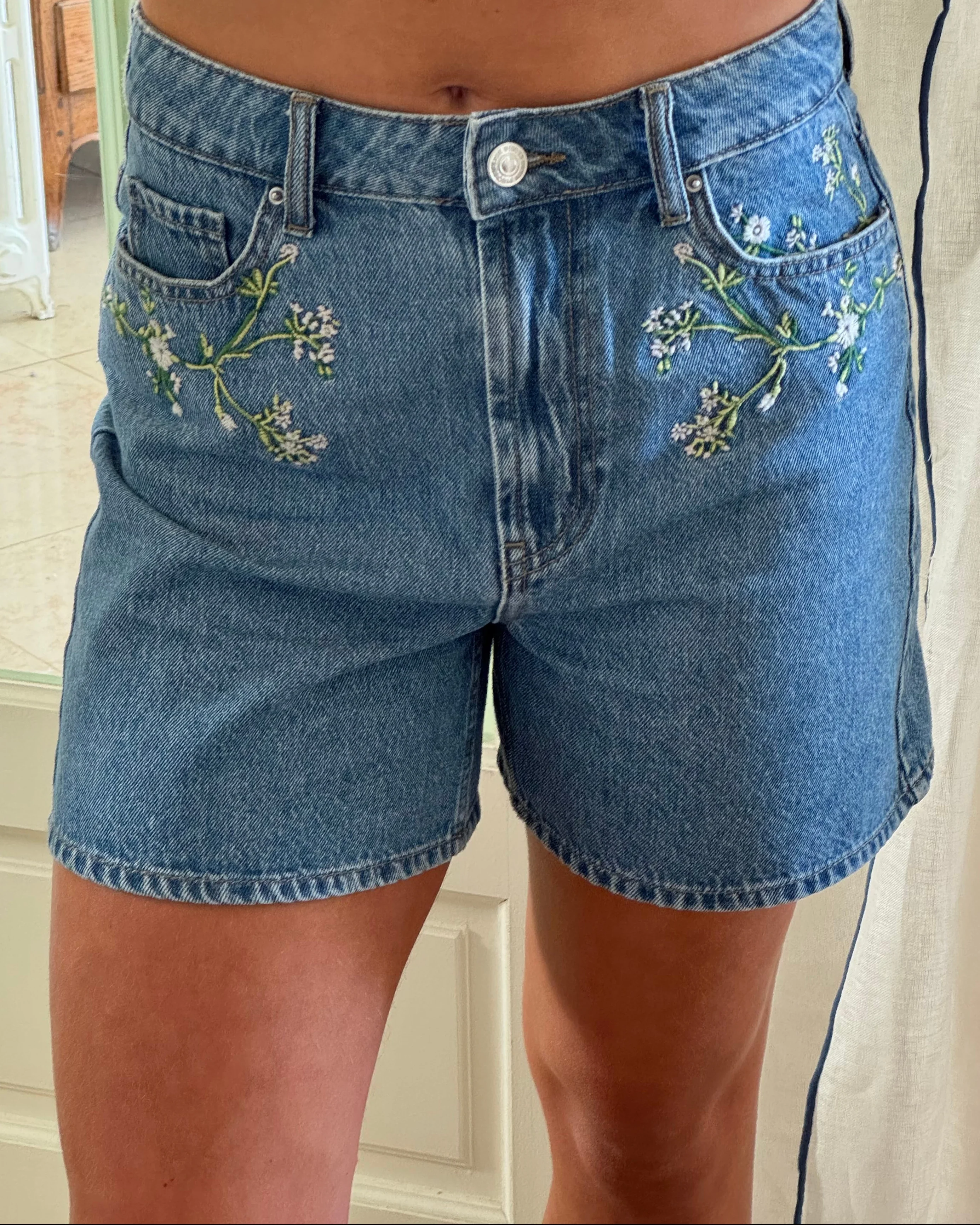 PCSKY Shorts - Medium Blue Denim - Image 4