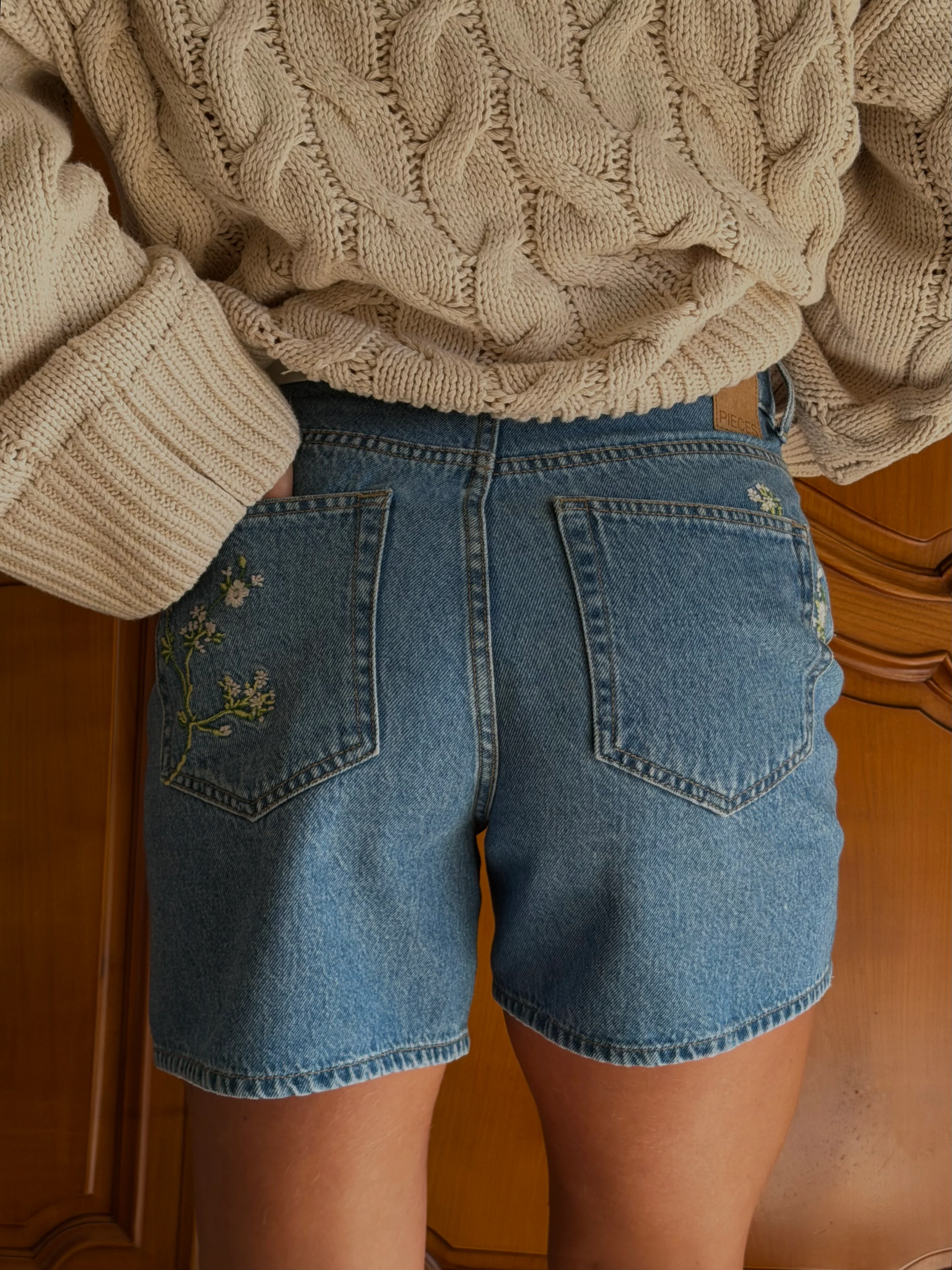 PCSKY Shorts - Medium Blue Denim - Image 6