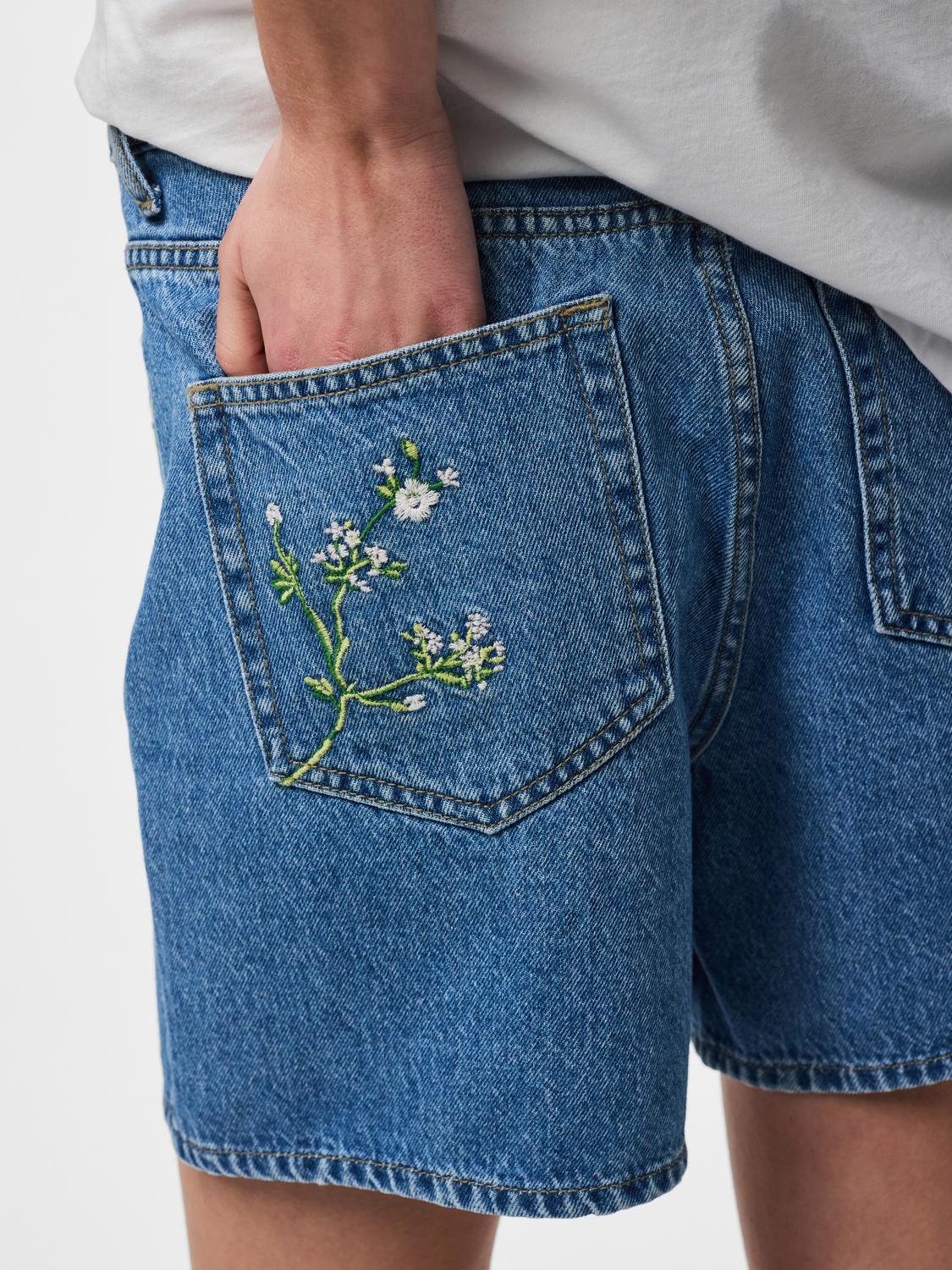 PCSKY Shorts - Medium Blue Denim - Image 9