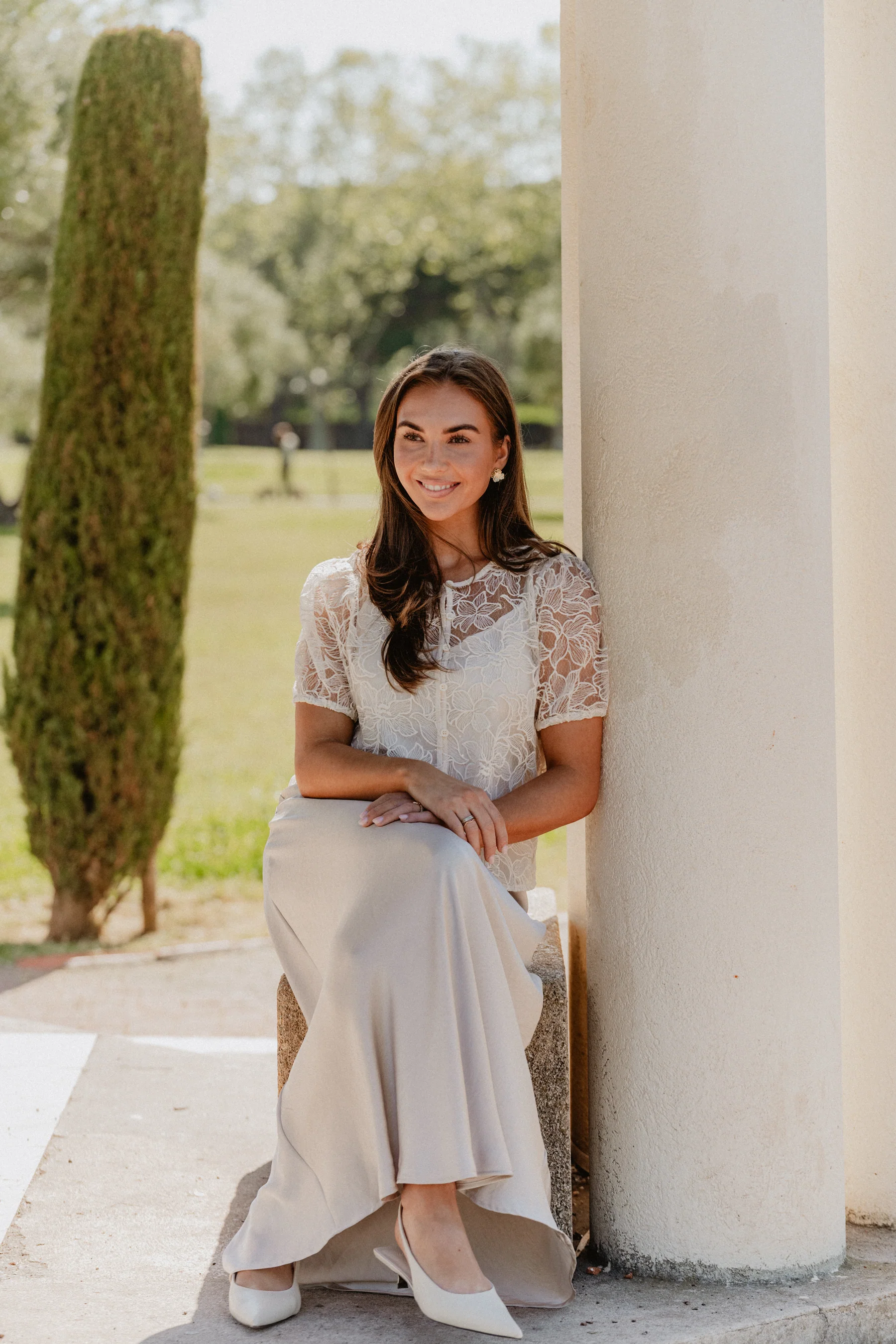 VMLIVIA Long Skirt - Pumice Stone - Image 6