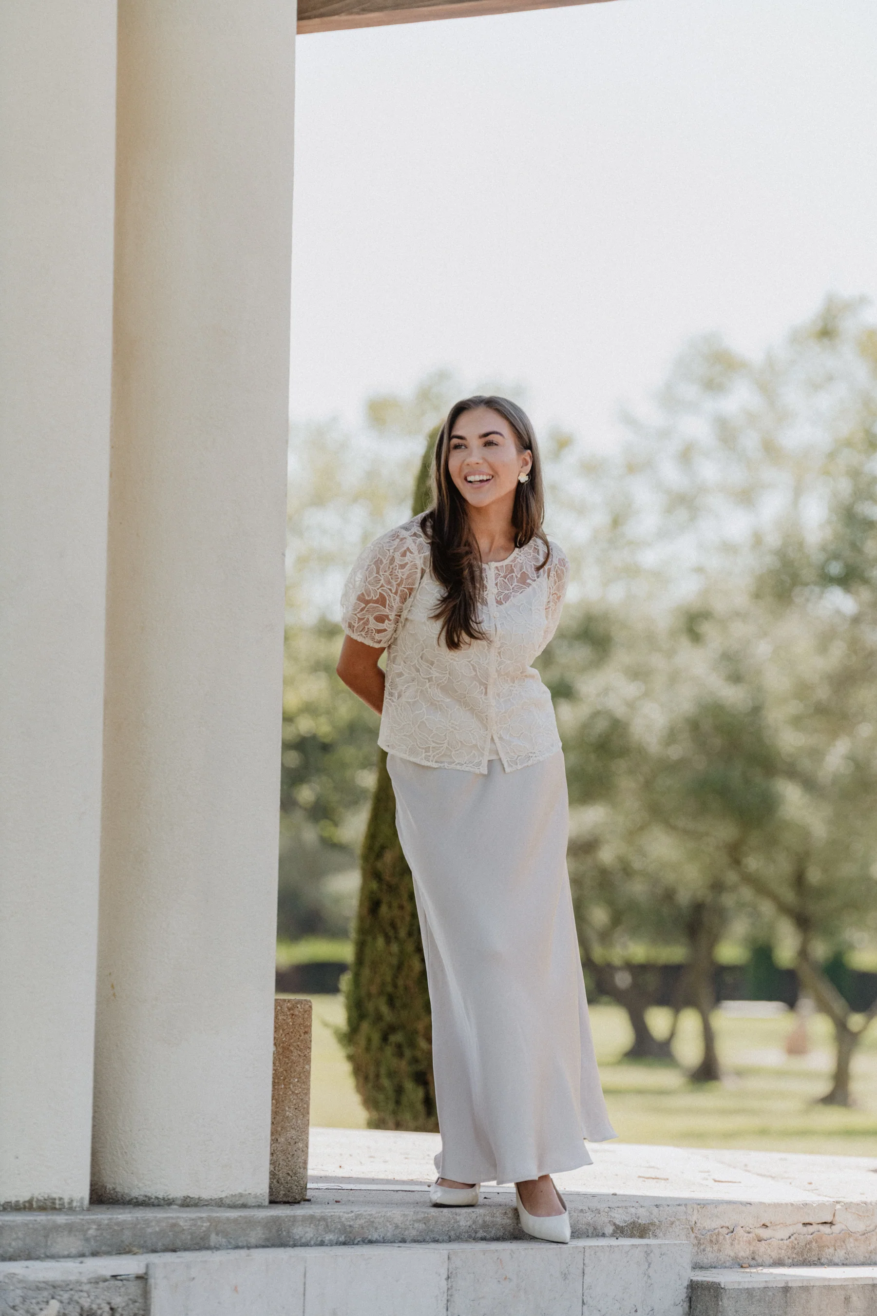 VMLIVIA Long Skirt - Pumice Stone - Image 7