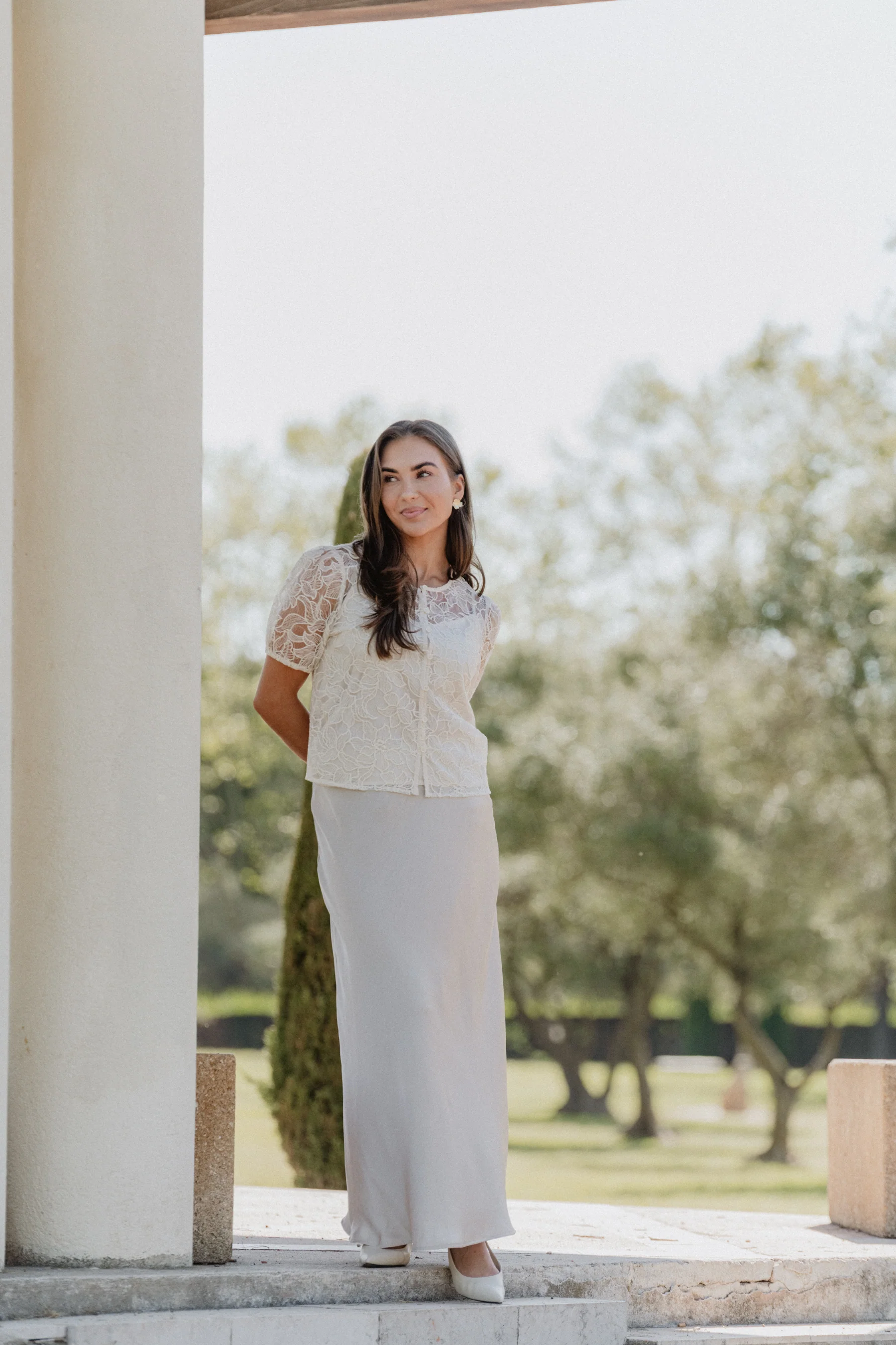 VMLIVIA Long Skirt - Pumice Stone - Image 8