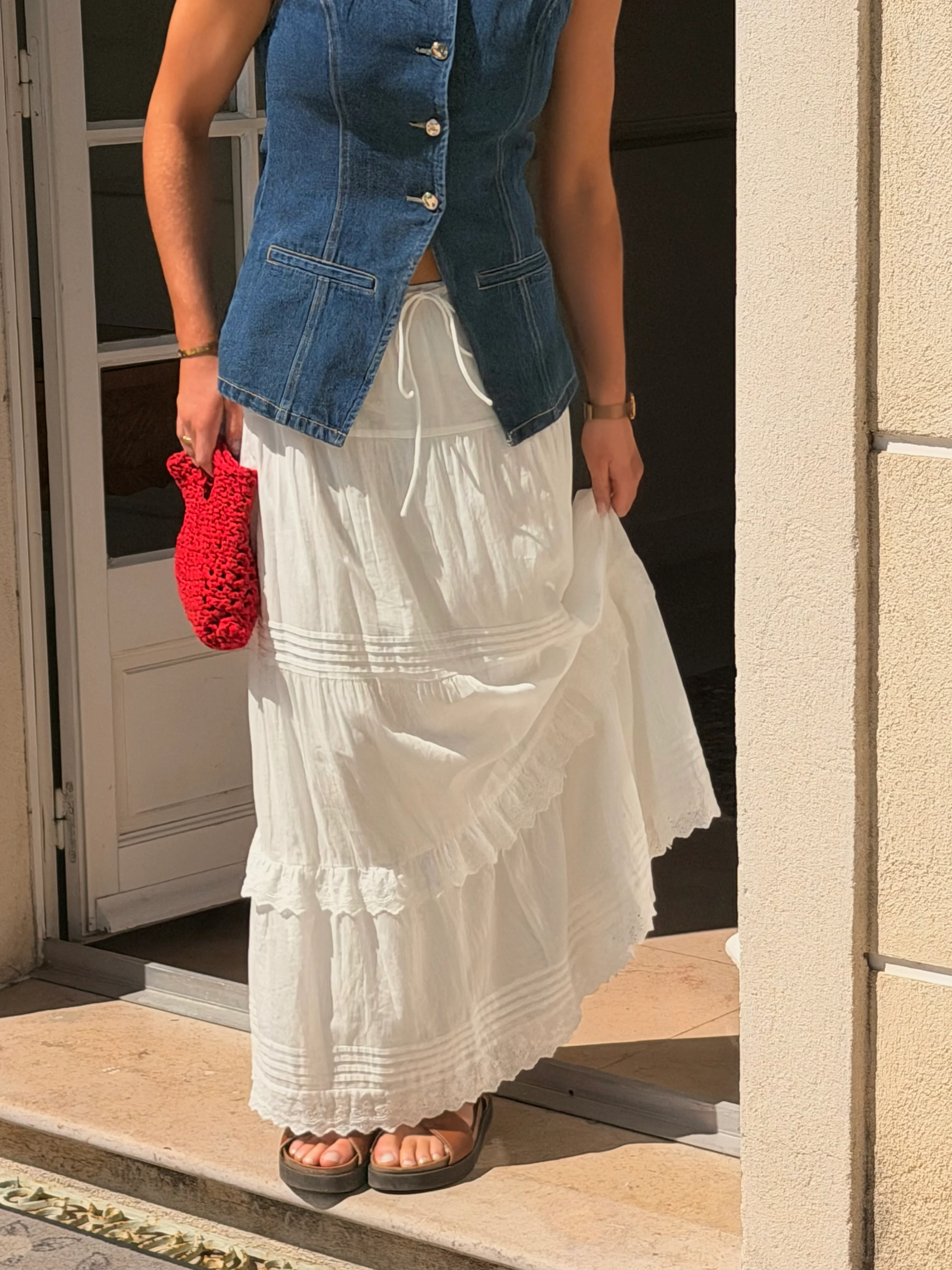 VMSANDY Long Skirt - Snow White - Image 4