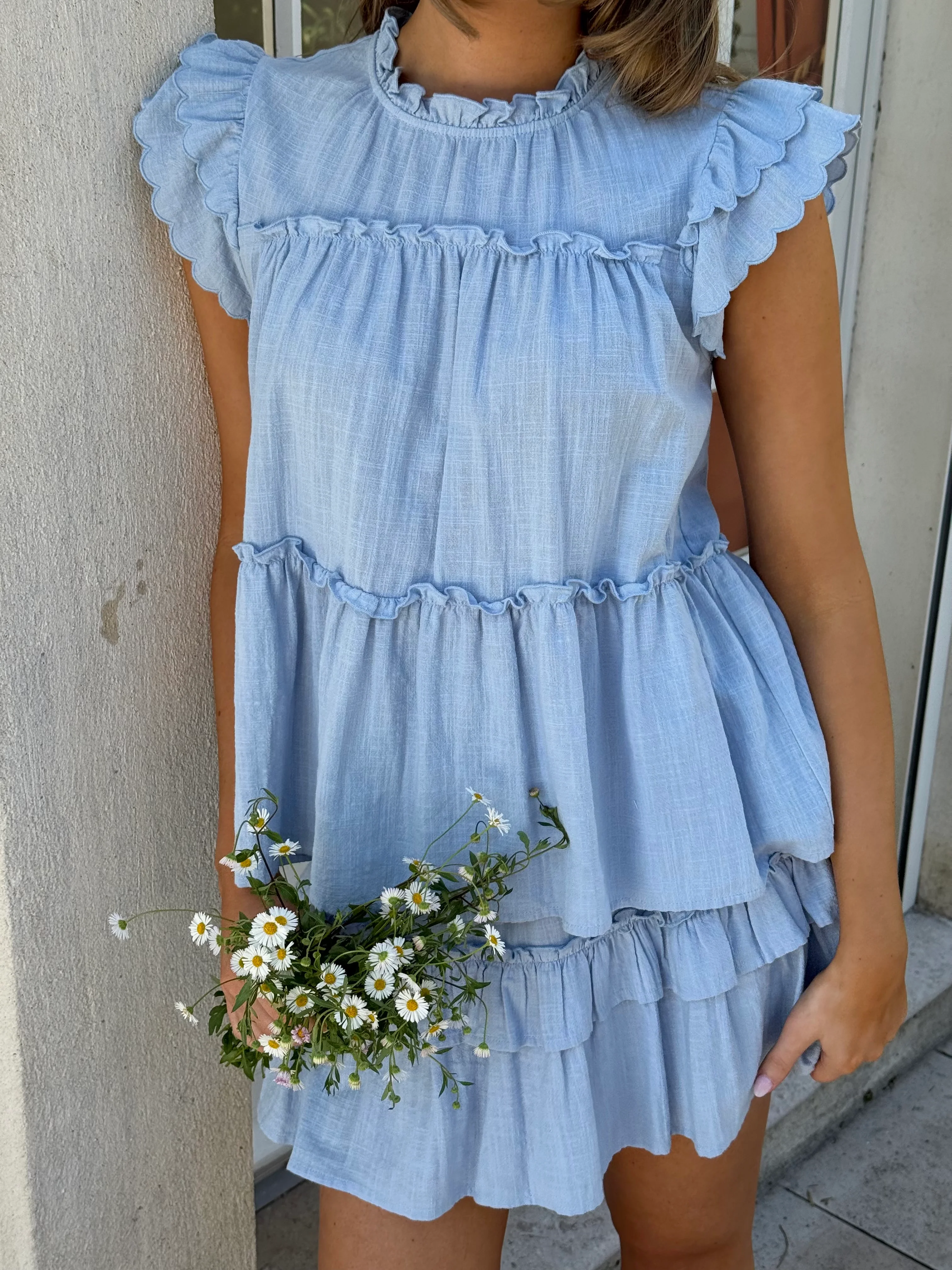 VMMIE Mini Skort - Cashmere Blue - Image 3