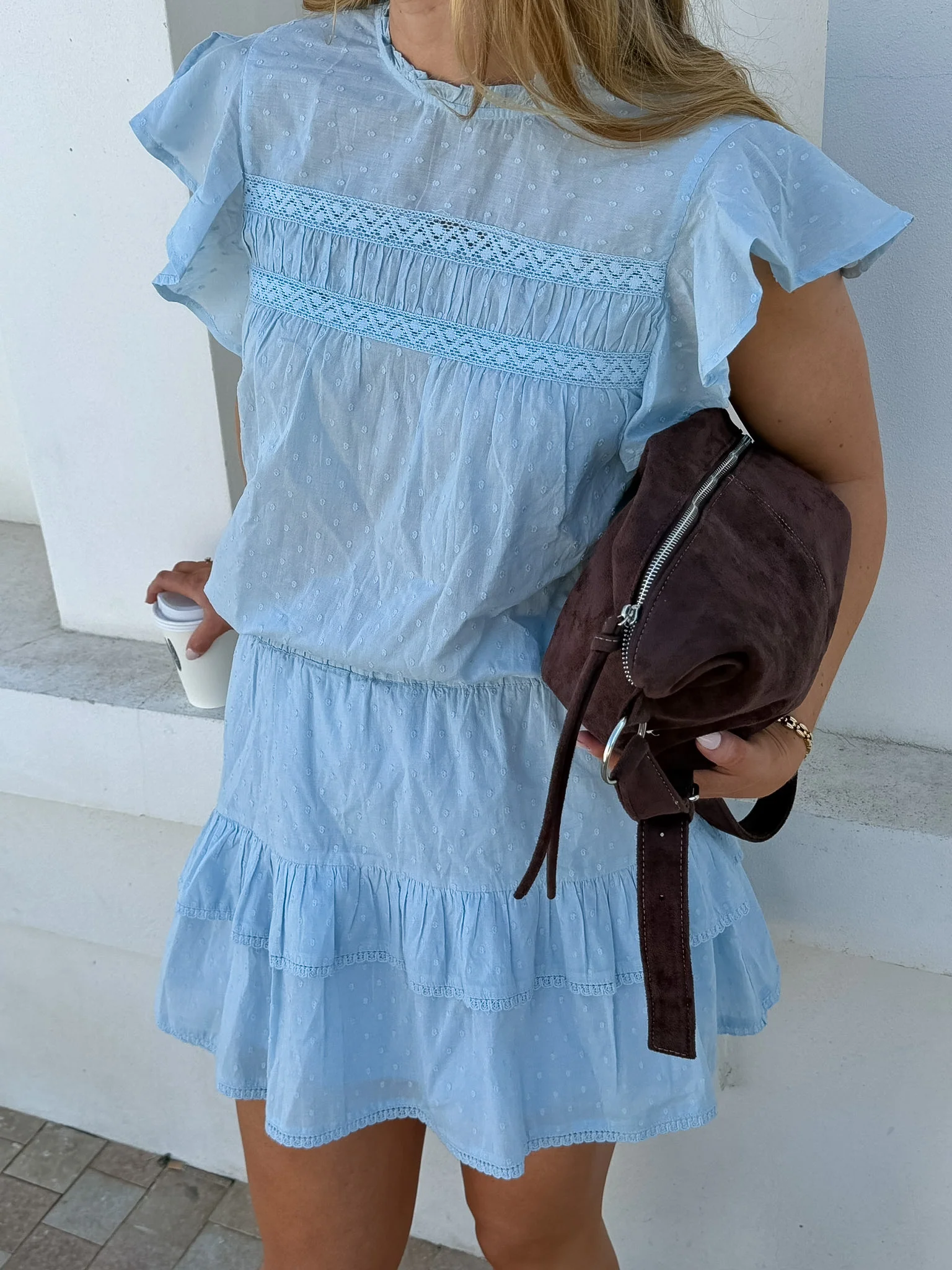 VMTRINE Short Skirt - Cashmere Blue - Image 3