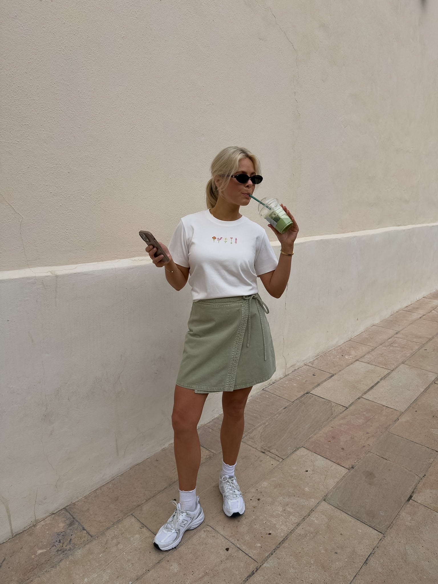 VMLIZA Short Skirt - Laurel Wreath - Image 6