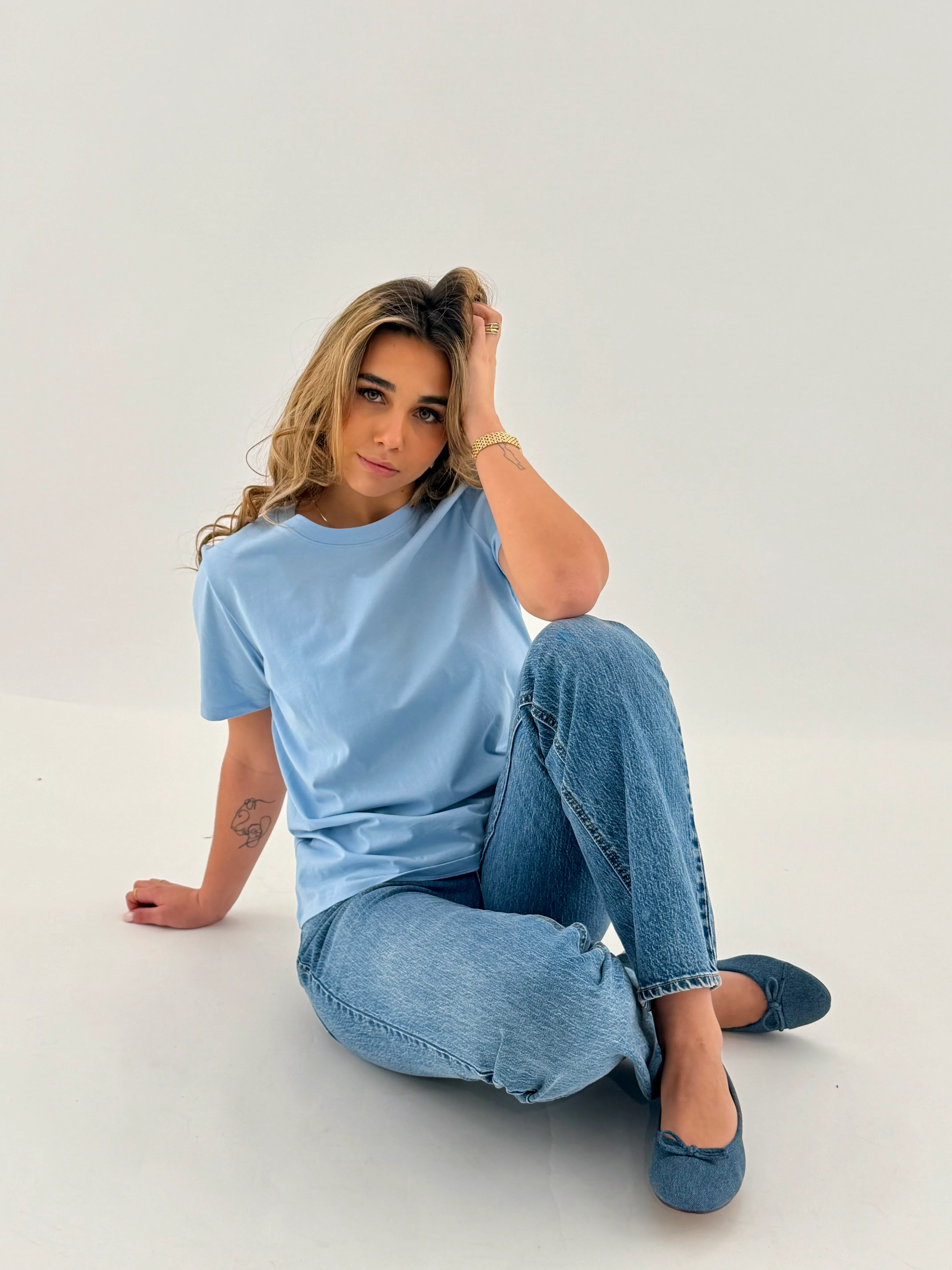 PCRIA T-Shirt - Cashmere Blue - Image 10